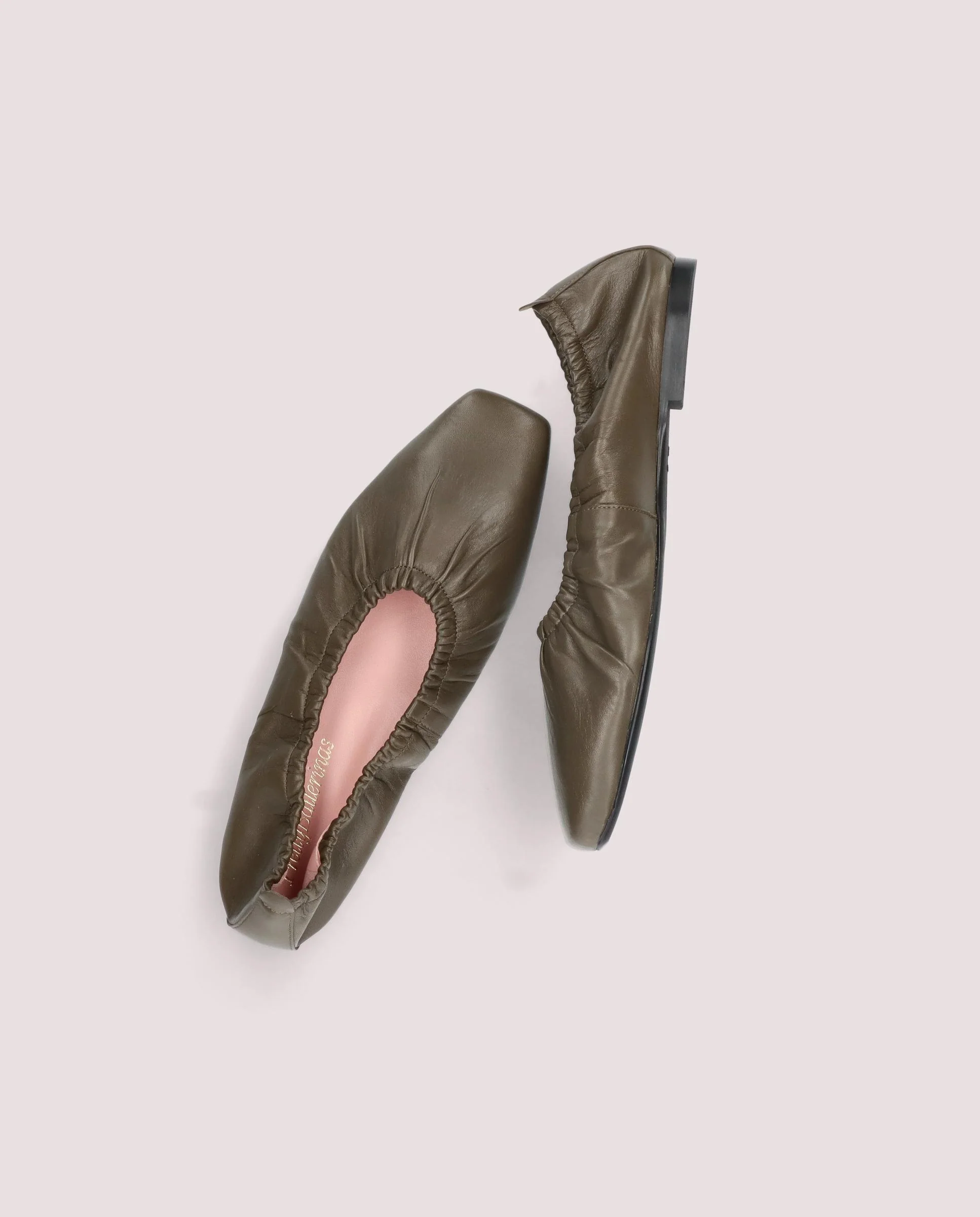 Bailarinas Camille Verdes Piel - Image 4