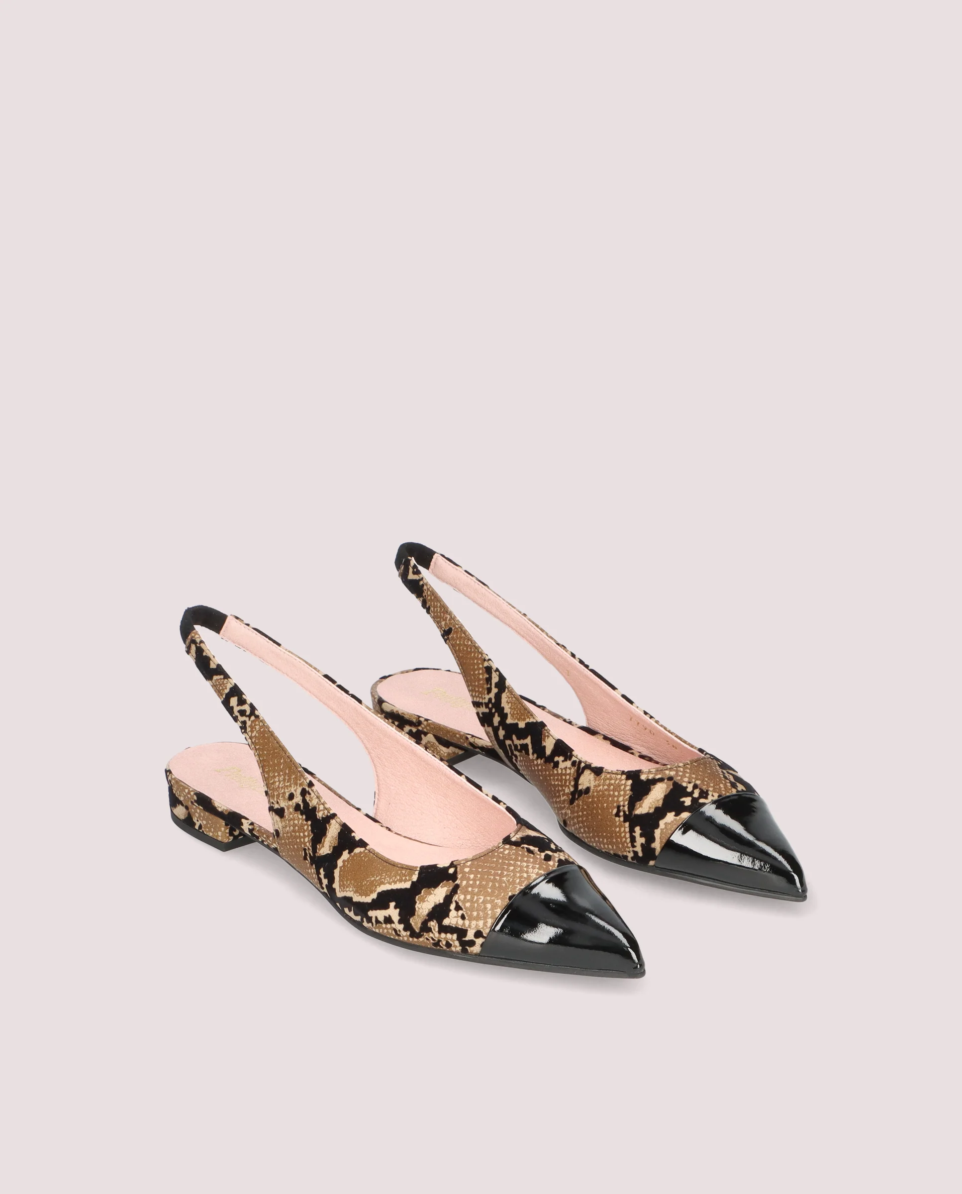 Bailarinas Clementine Marrones Pieles estampadas