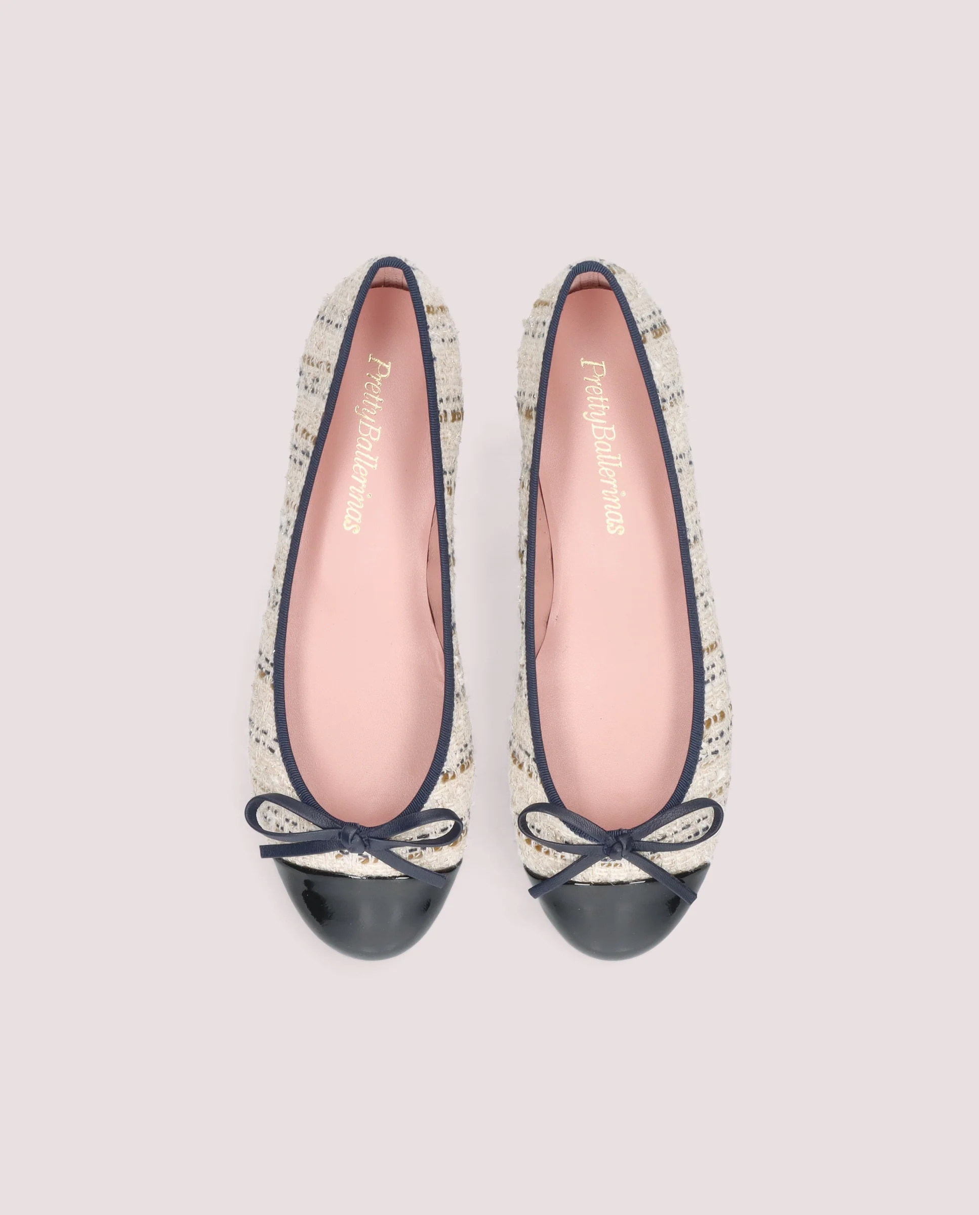 Bailarinas Irma en Tweed beige - Image 2