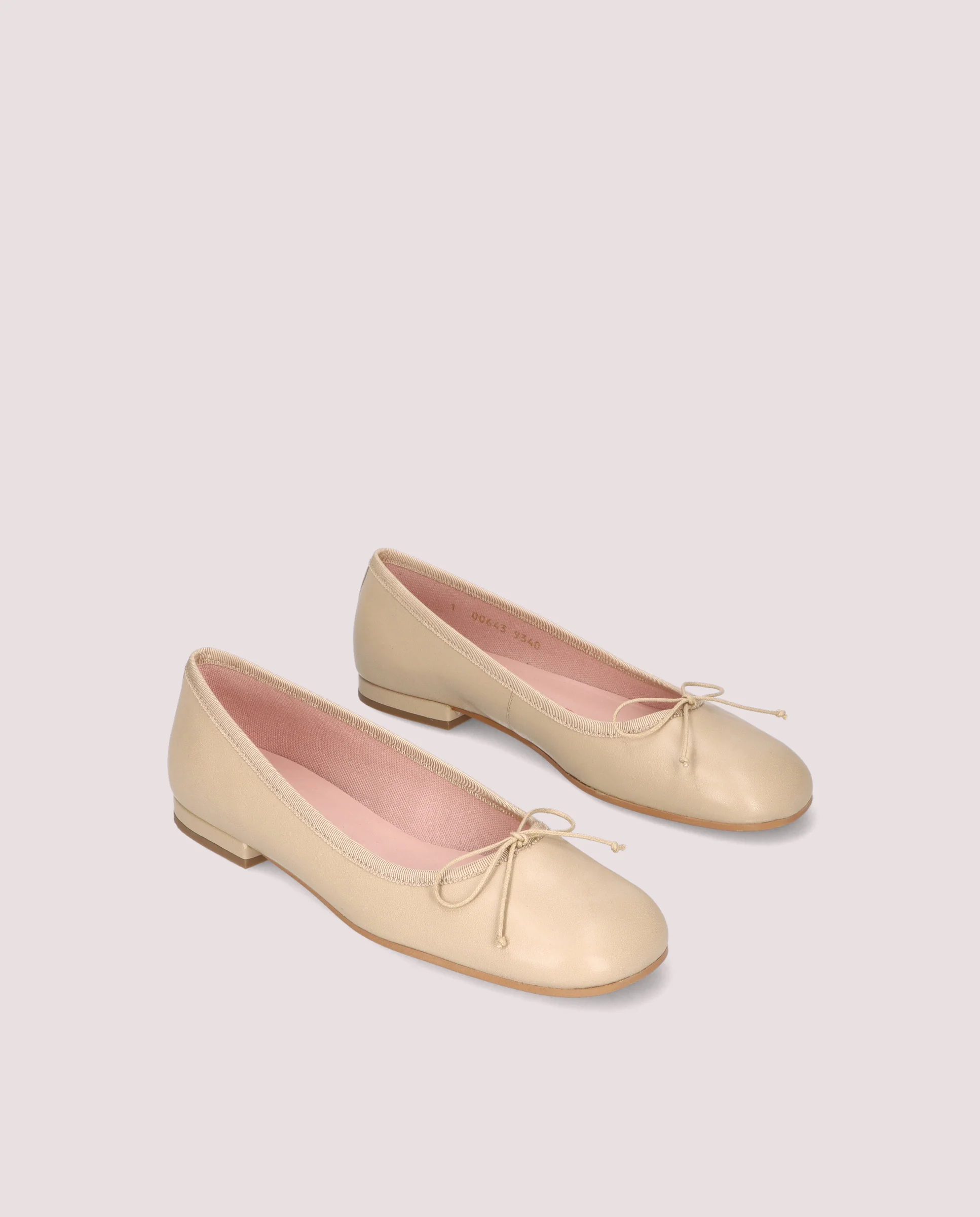 Bailarinas Jean Marrones Piel