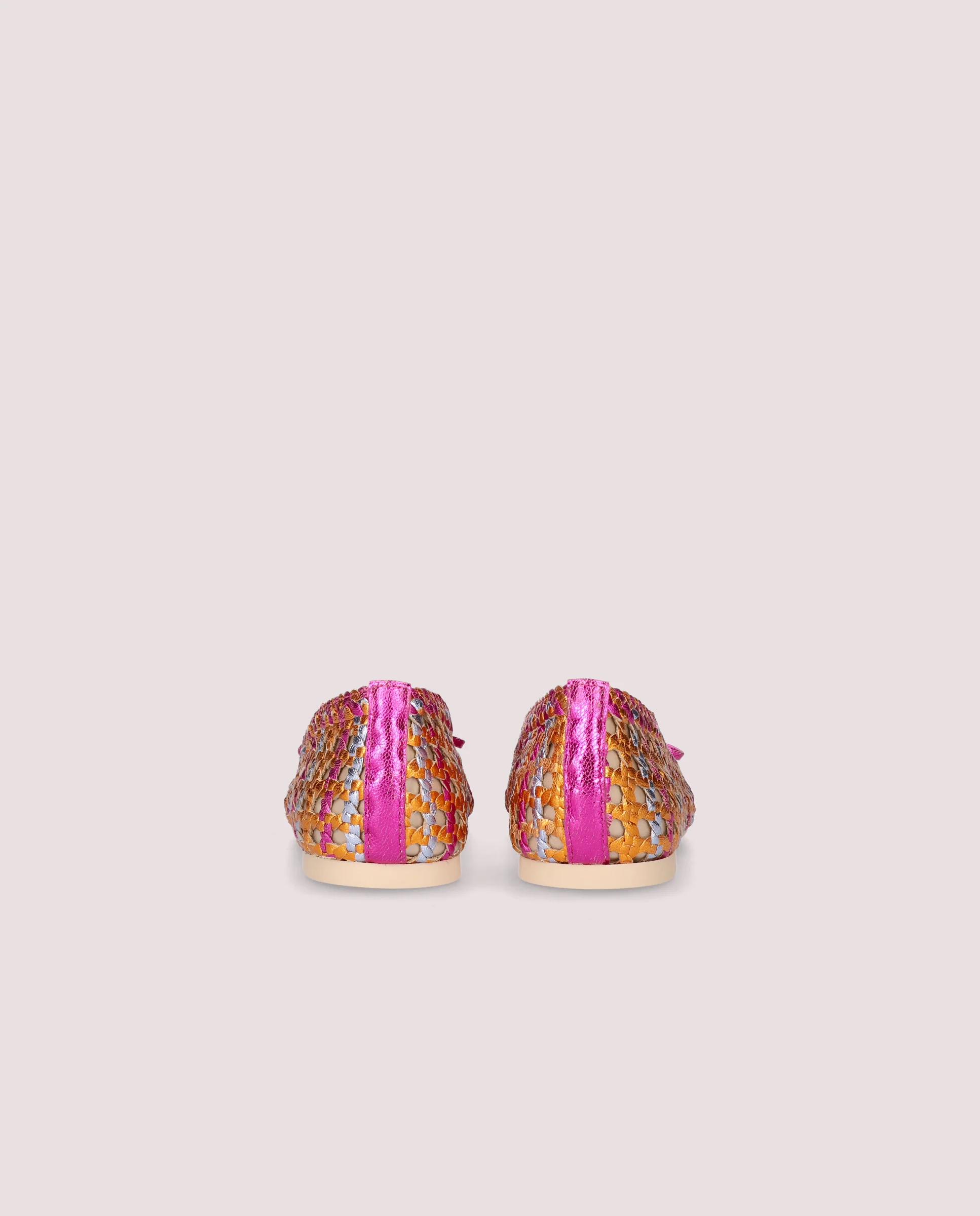 Bailarinas Nicole Multicolores Pieles metalizadas - Image 4