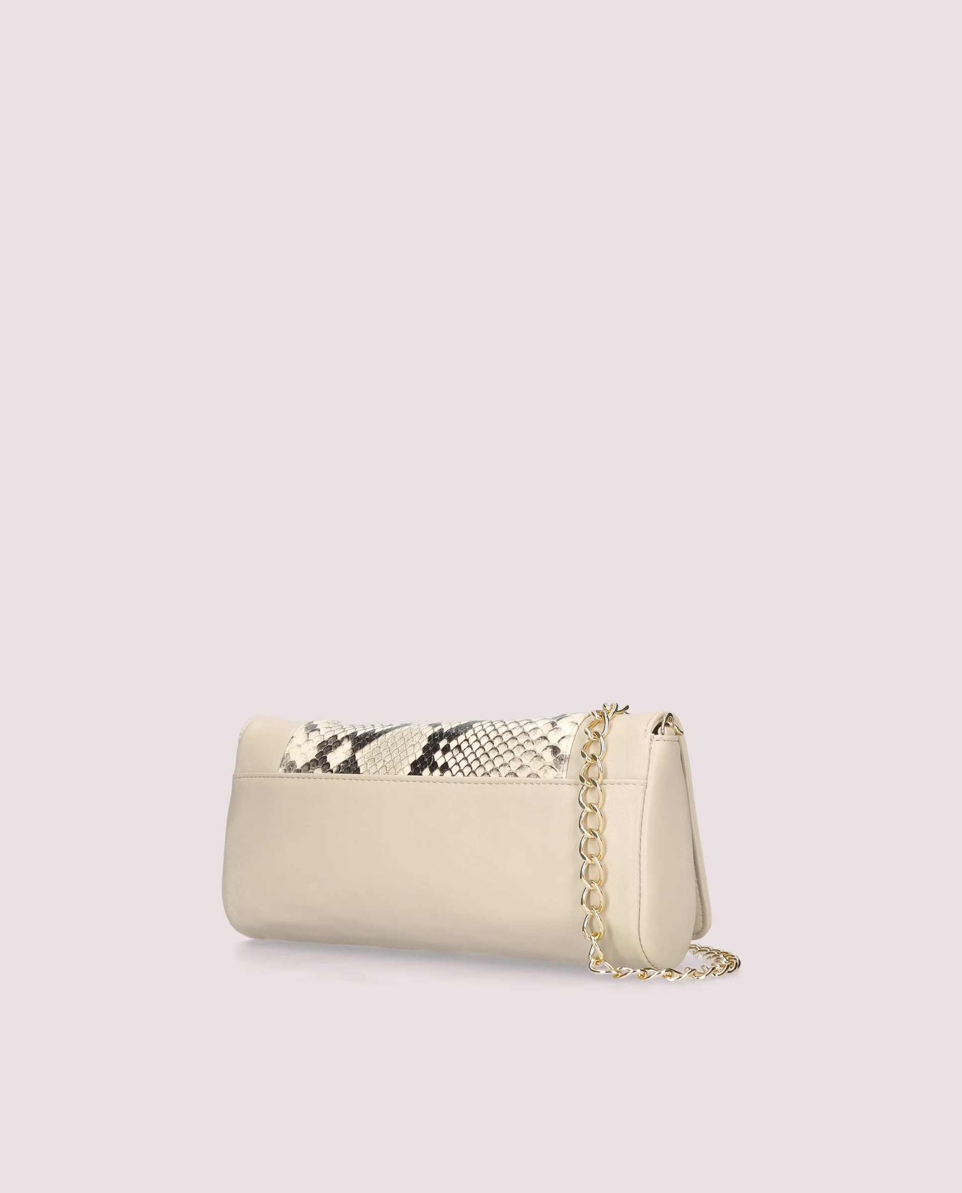 Bolso en piel color marfil - Image 4