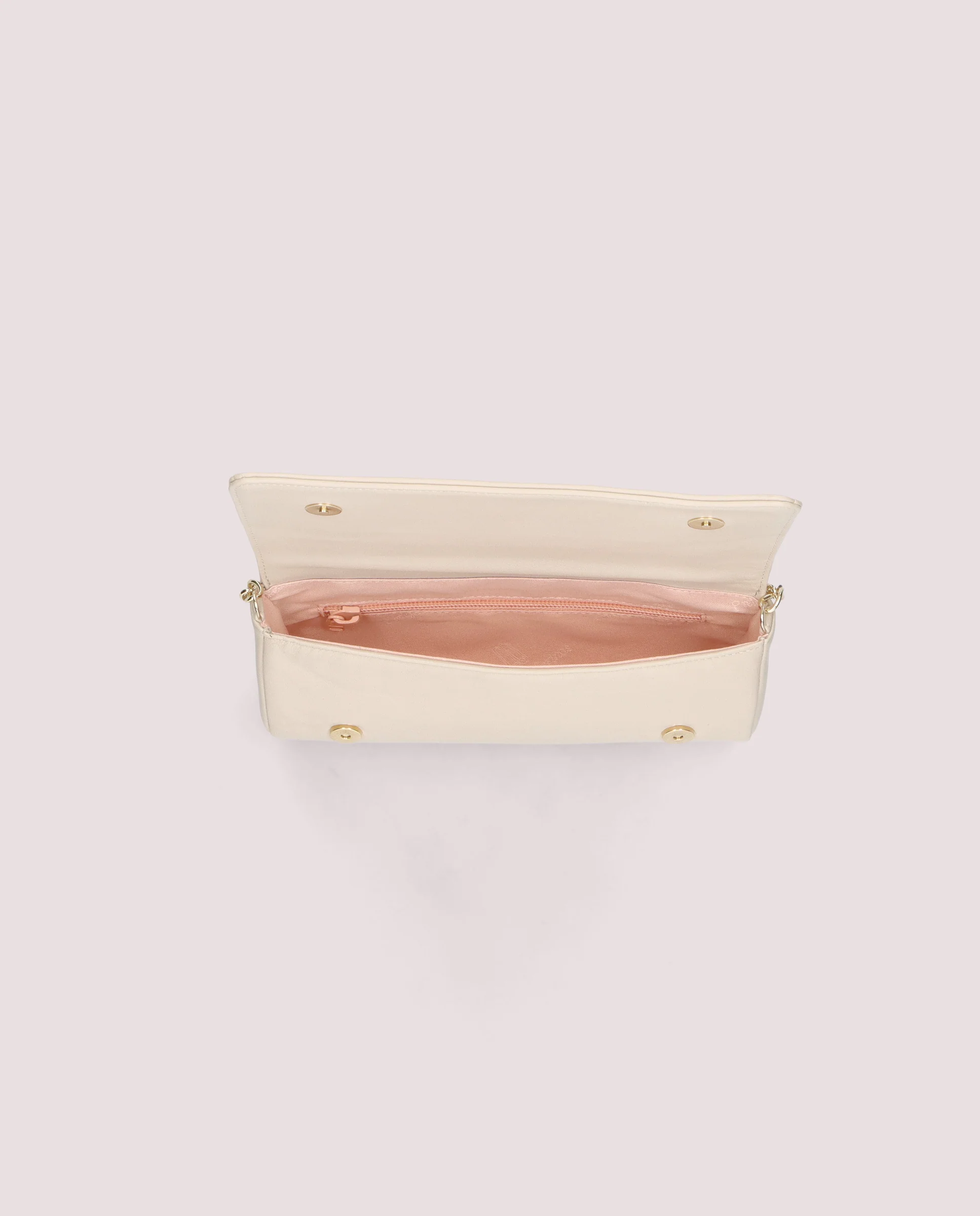 Bolso en piel color marfil - Image 6