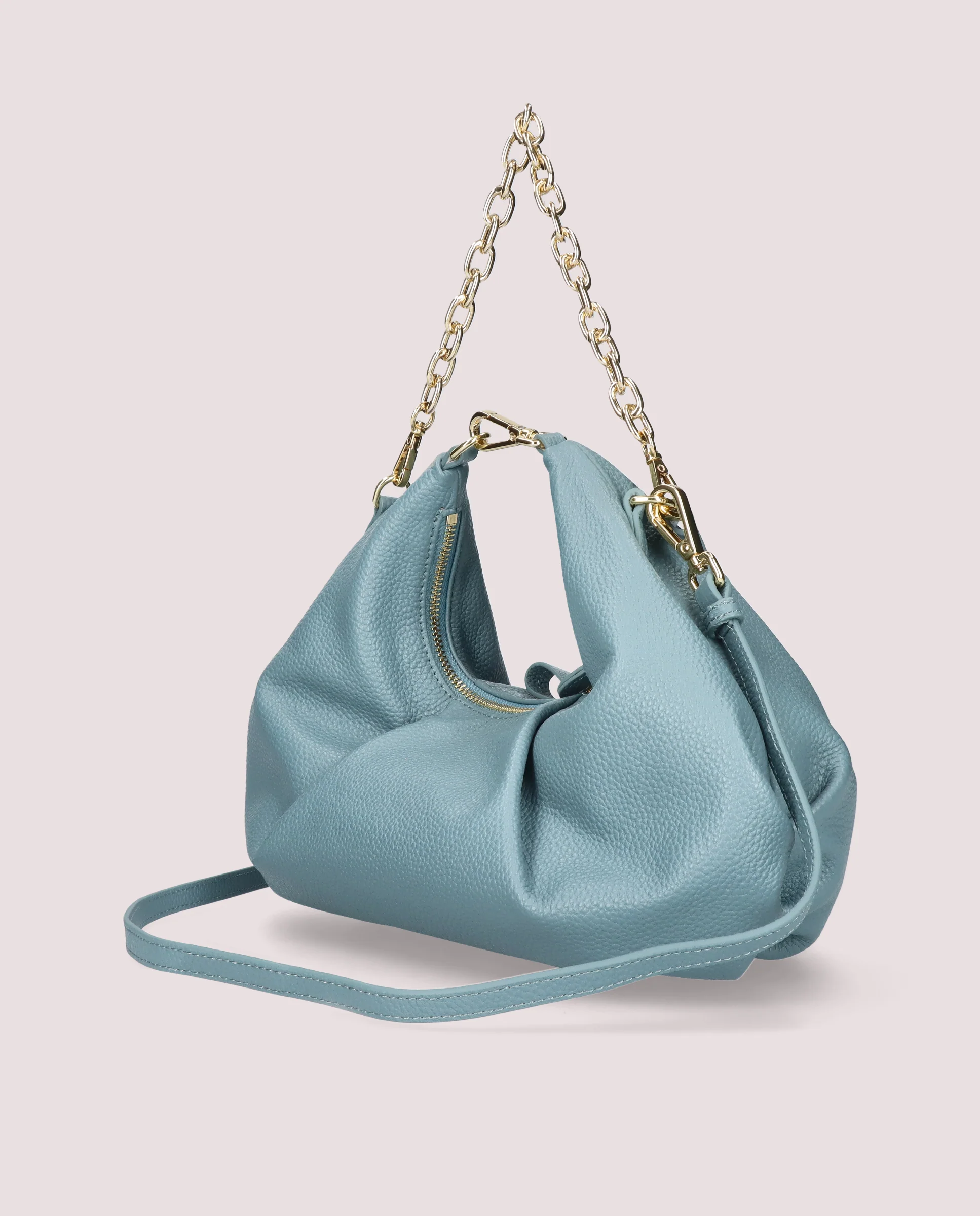 Bolsos Bags Azules Piel - Image 4
