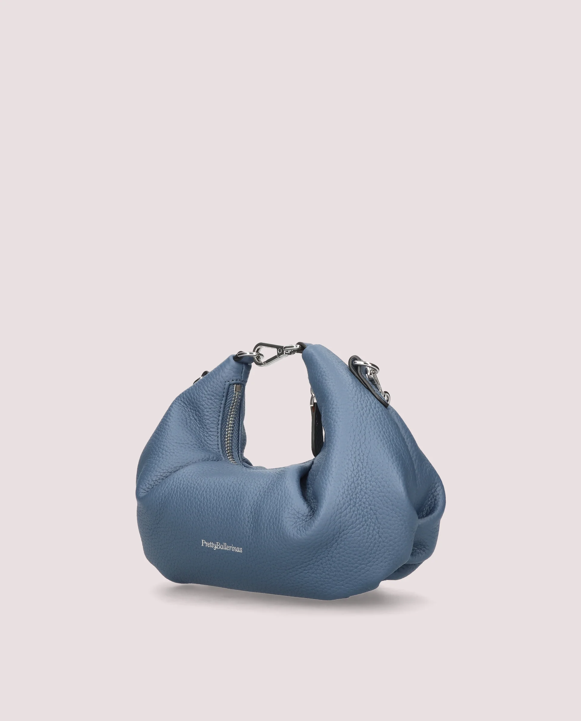 Bolso Mini Ballerina en piel azul - Image 4