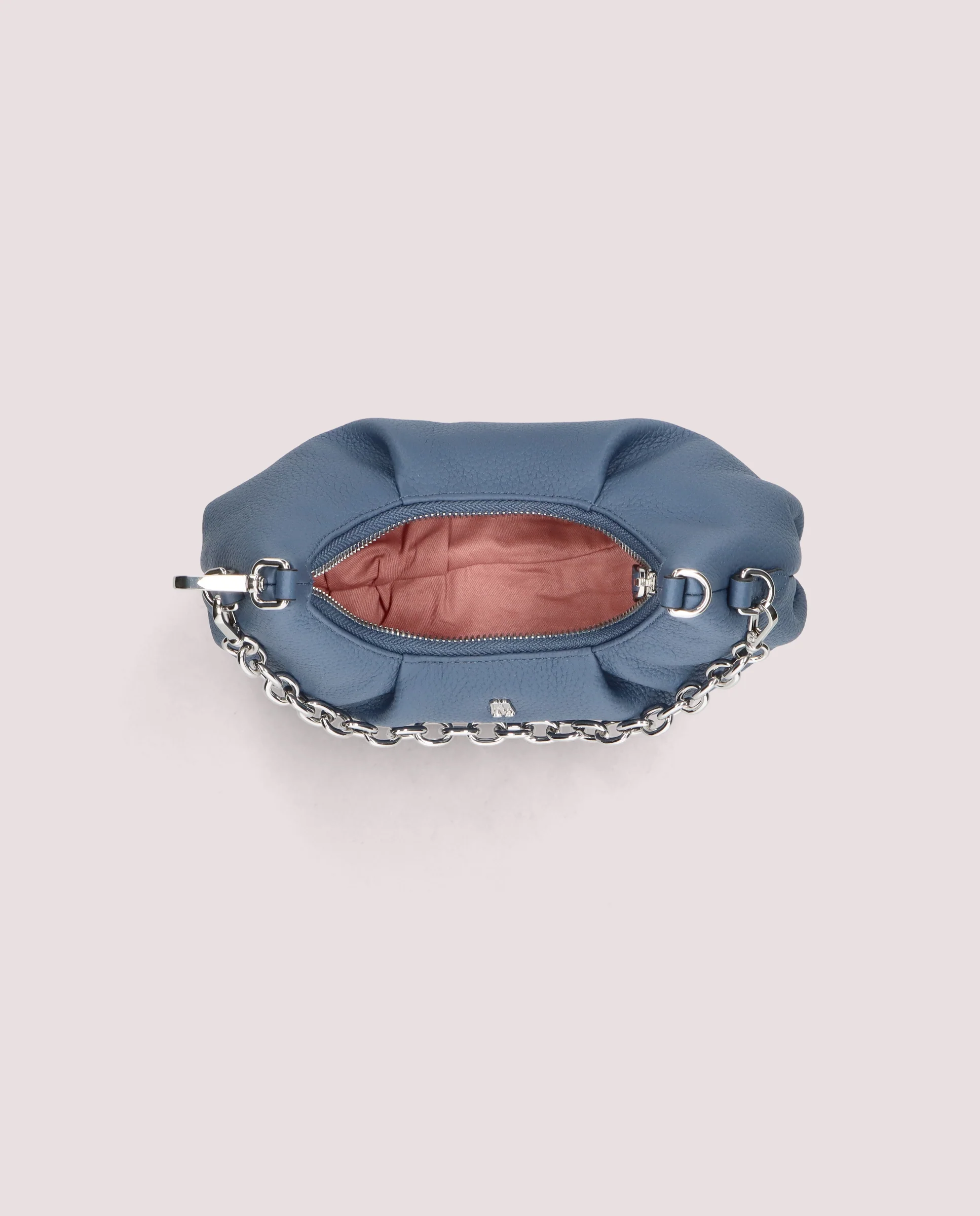 Bolso Mini Ballerina en piel azul - Image 6
