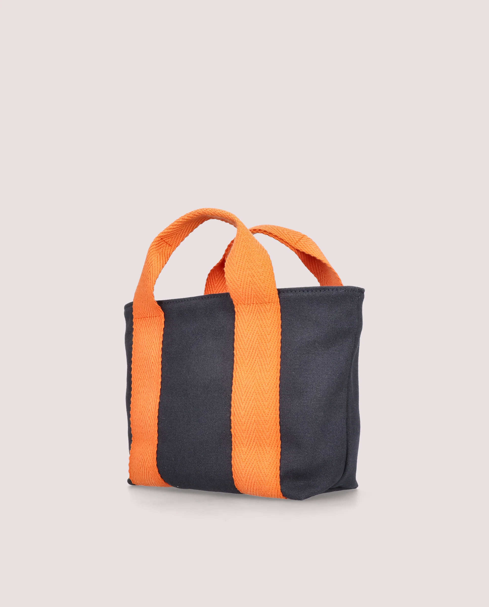 Bolso tote en lona color azul marino - Image 4