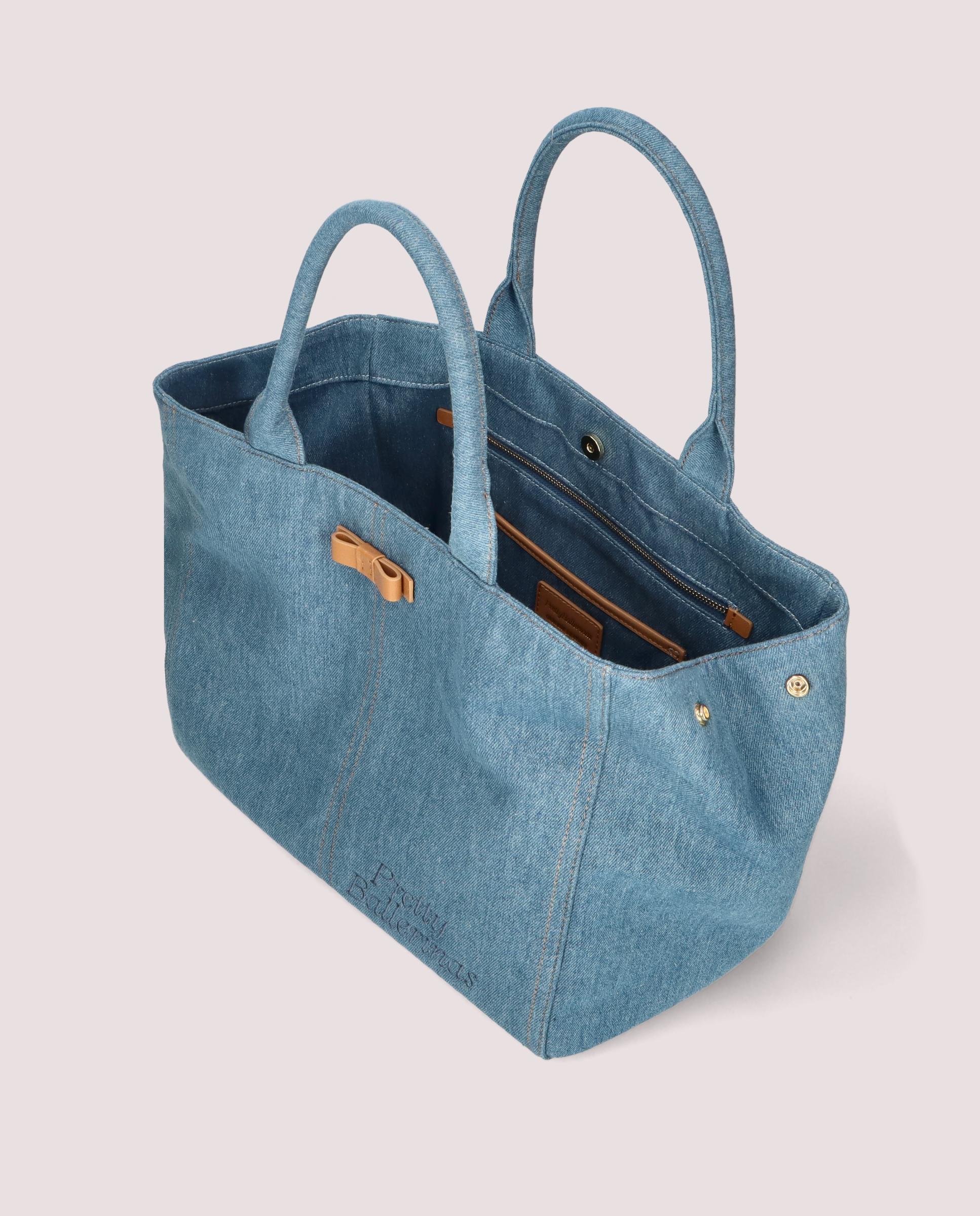 Bolsos Bags Azules Tejidos - Image 4