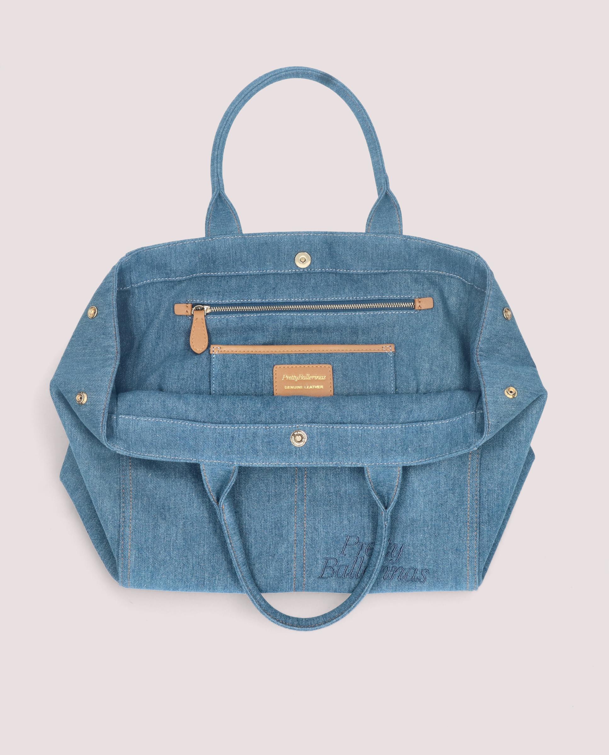Bolsos Bags Azules Tejidos - Image 5