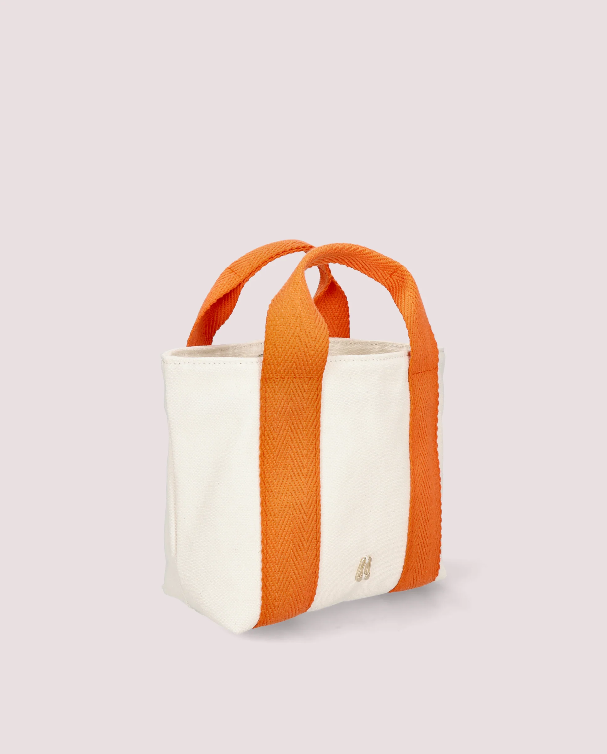 Bolso tote en lona color marfil - Image 2