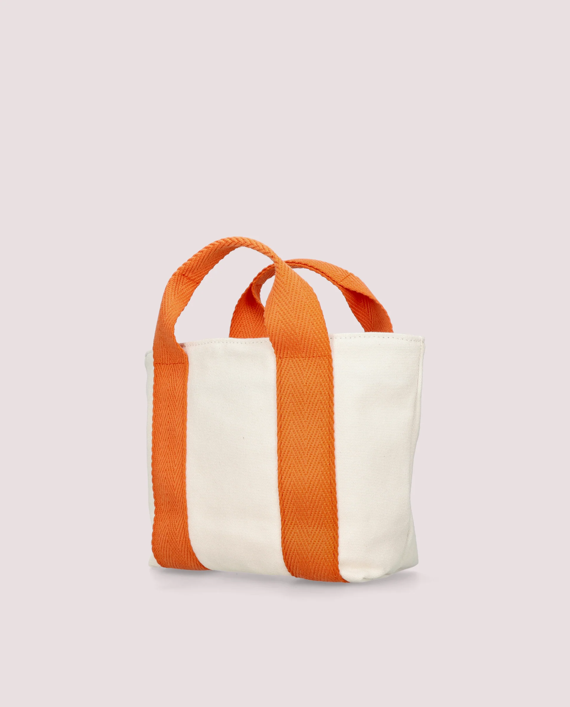 Bolso tote en lona color marfil - Image 4