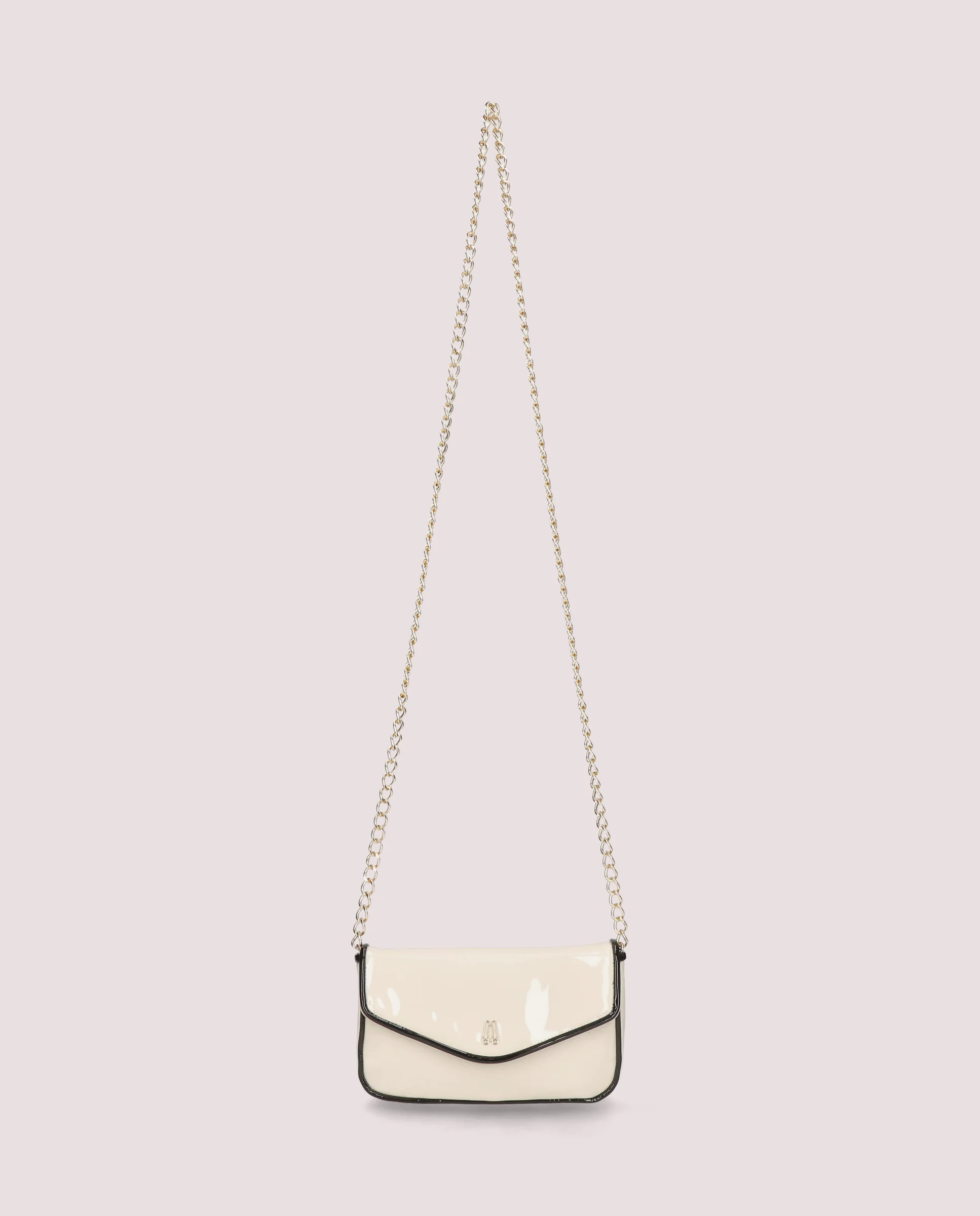 Bolso en charol color marfil - Image 3