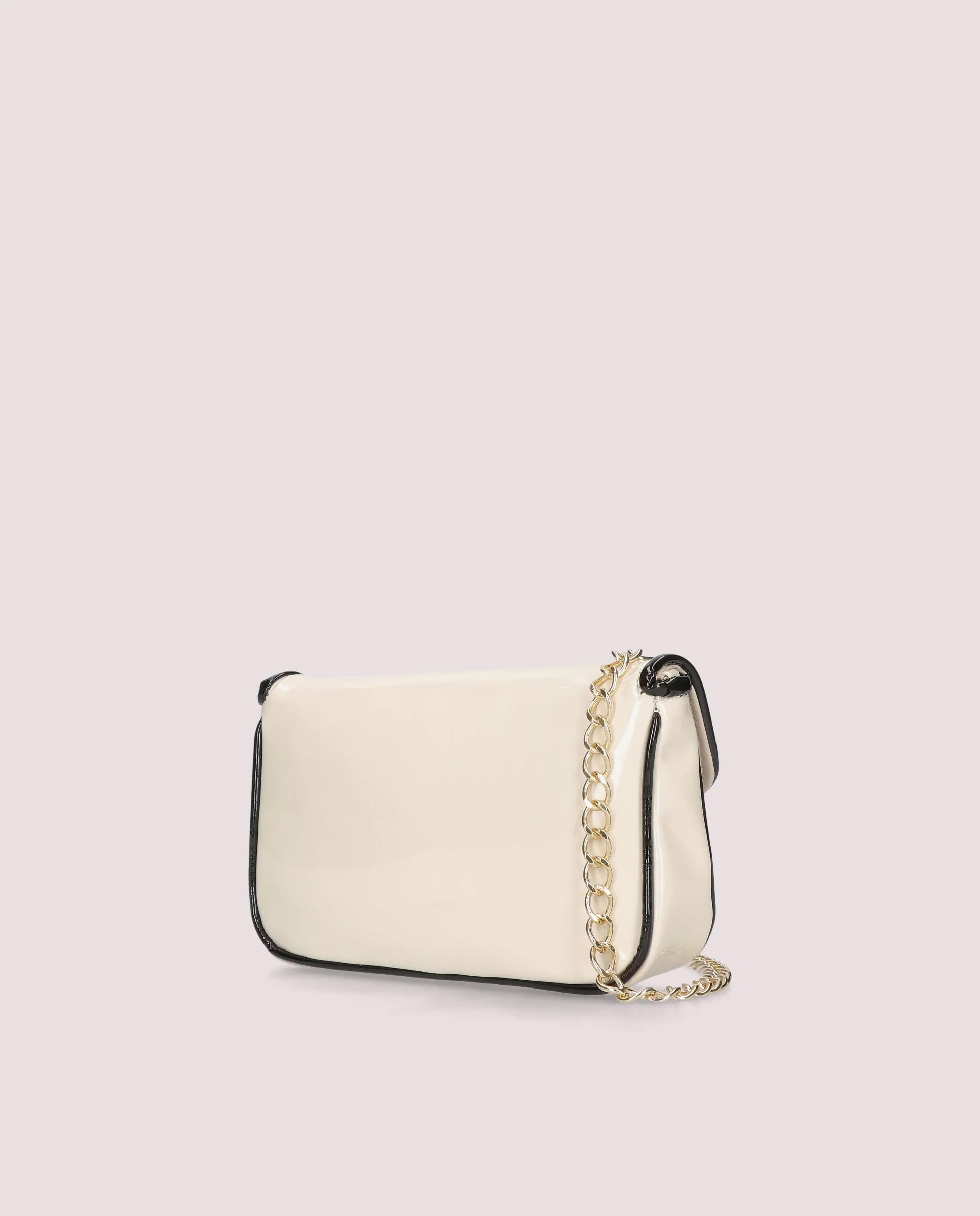 Bolso en charol color marfil - Image 4
