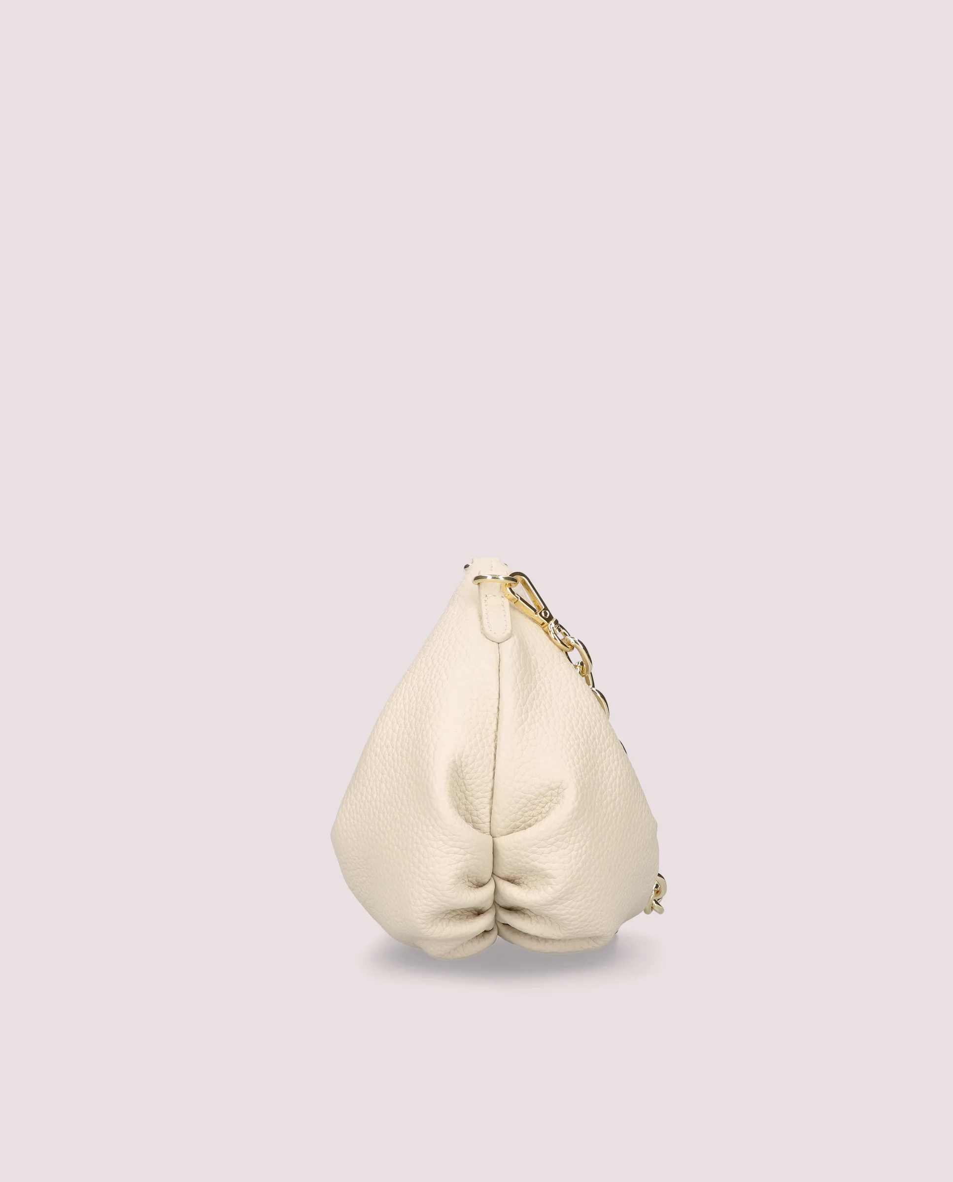 Bolso Mini Ballerina en piel color marfil - Image 5