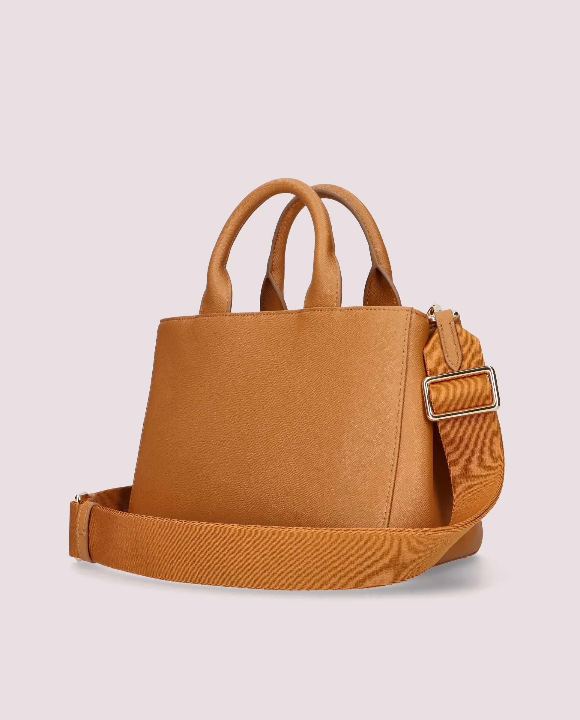 Bolso Pocket en piel color cuero - Image 4
