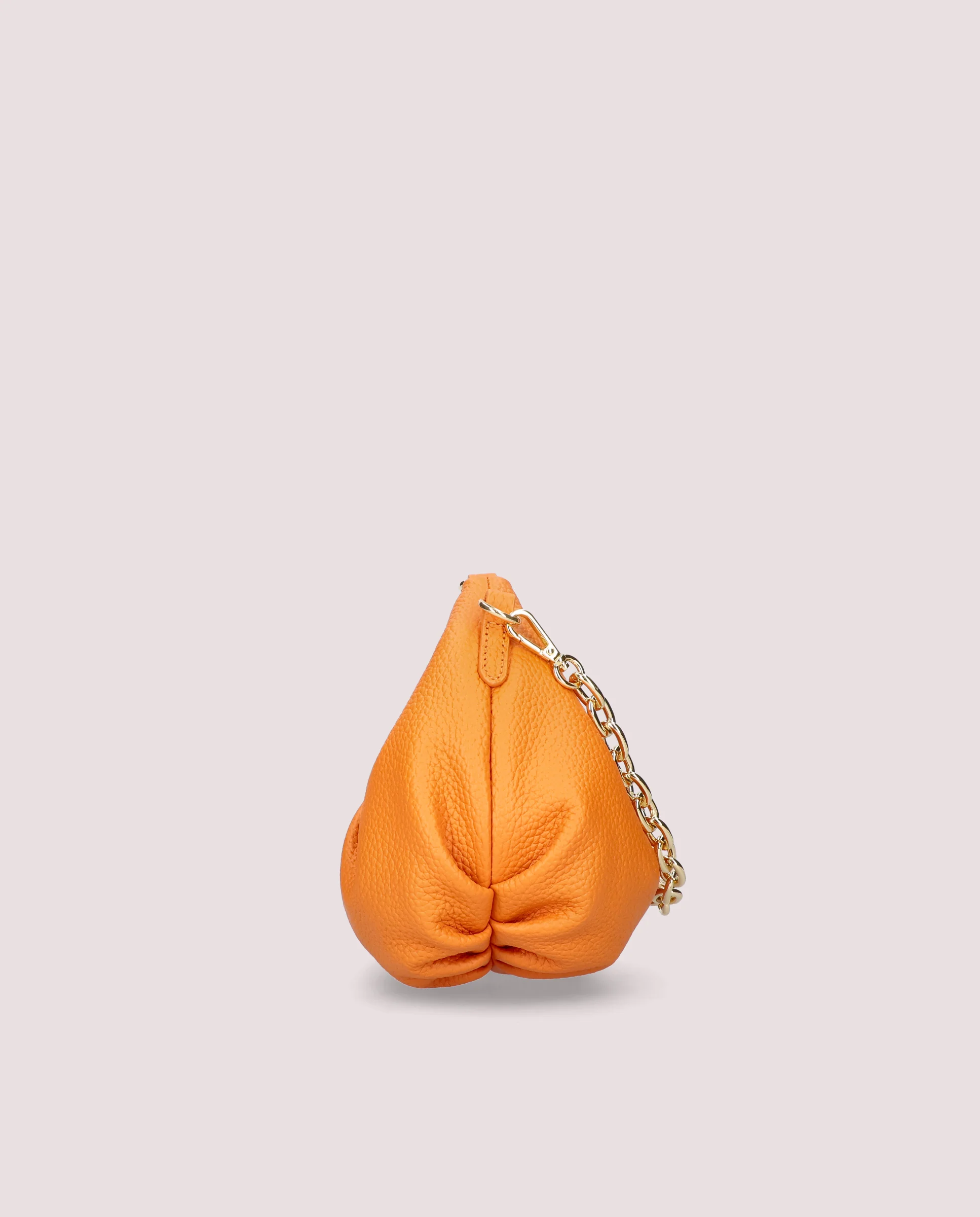 Bolso Mini Ballerina en piel naranja - Image 5
