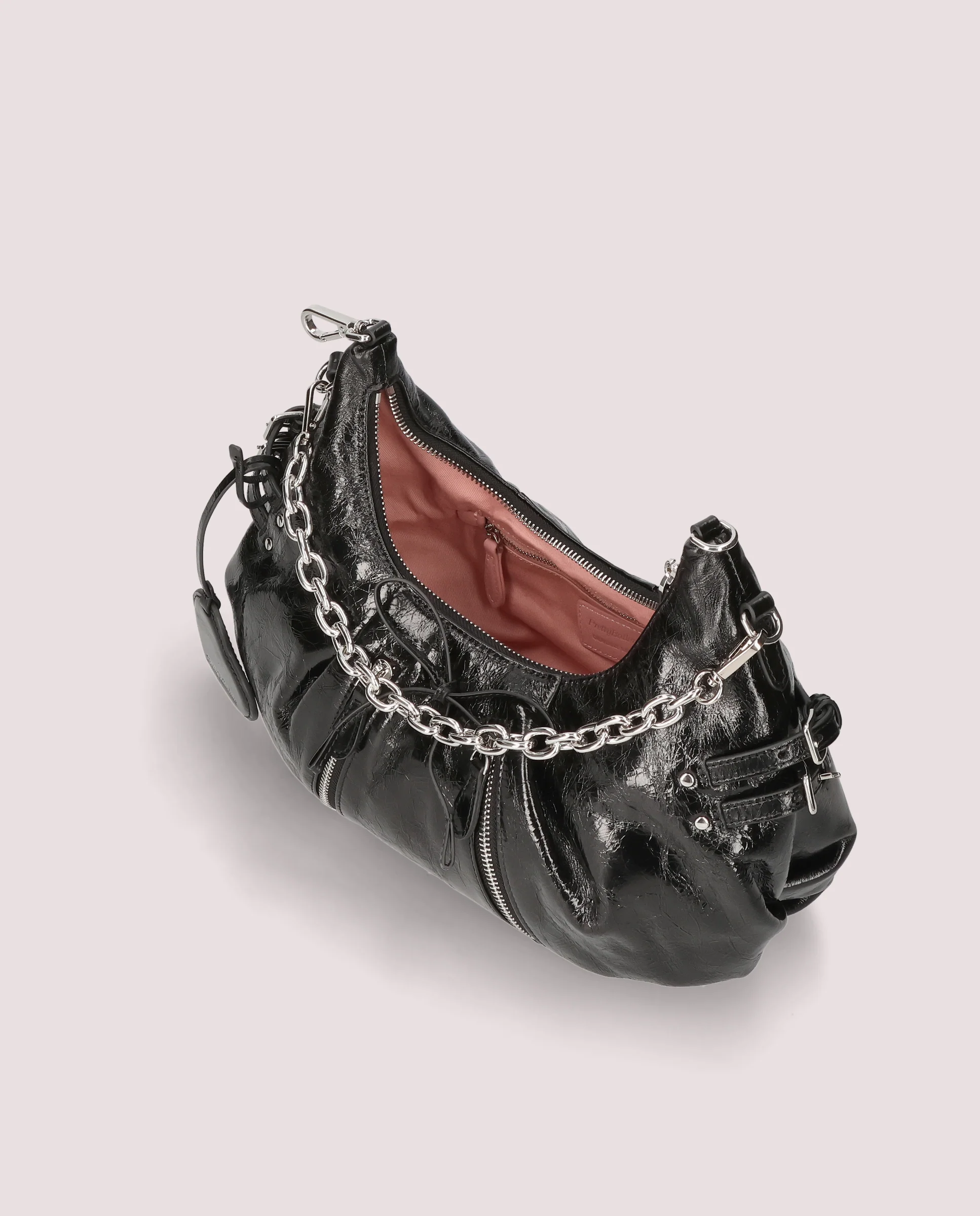 Bolso Ballerina en piel negra - Image 6