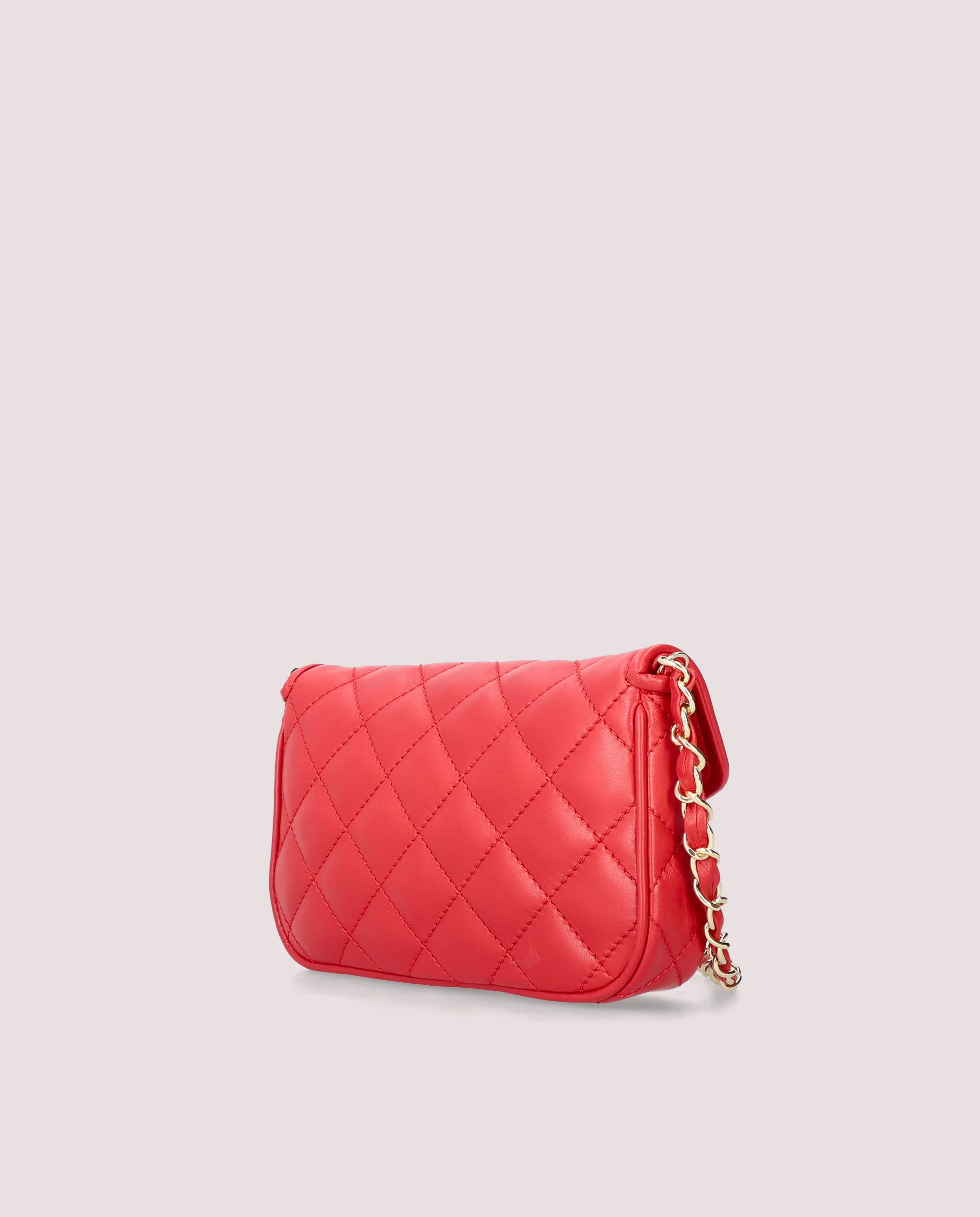 Bolso en piel color rojo - Image 4