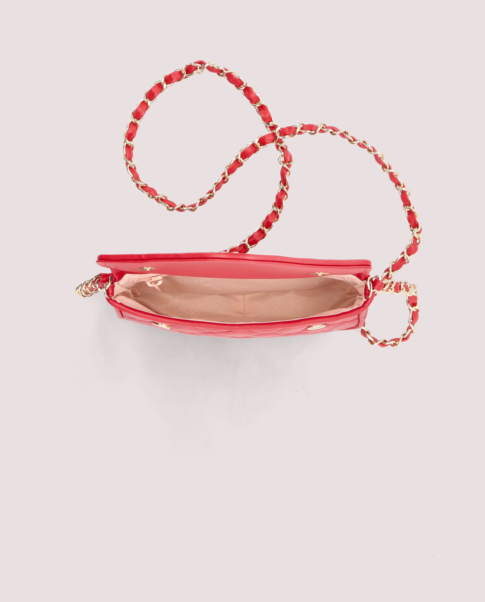 Bolso en piel color rojo - Image 6