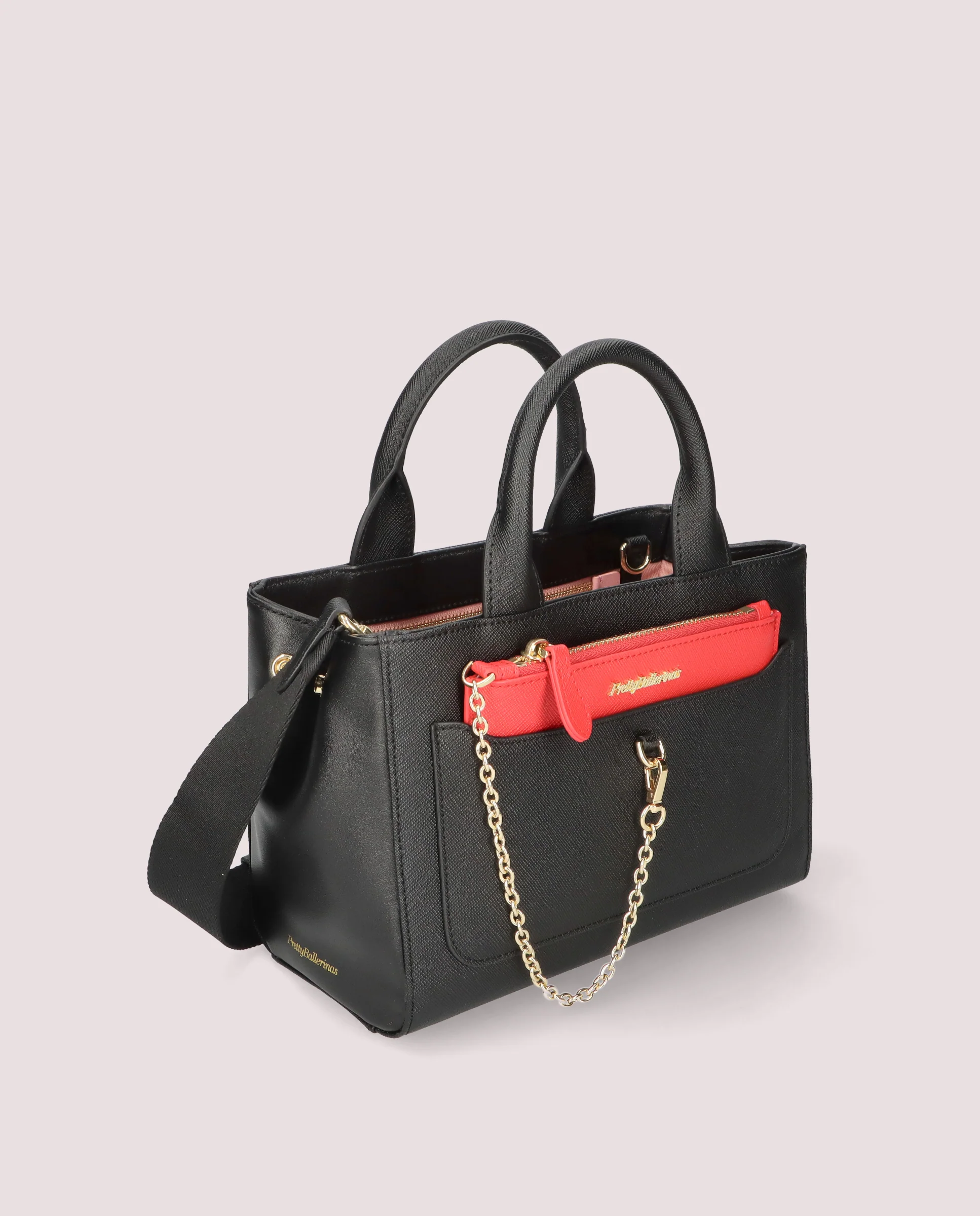 Bolso Pocket en piel negra - Image 2