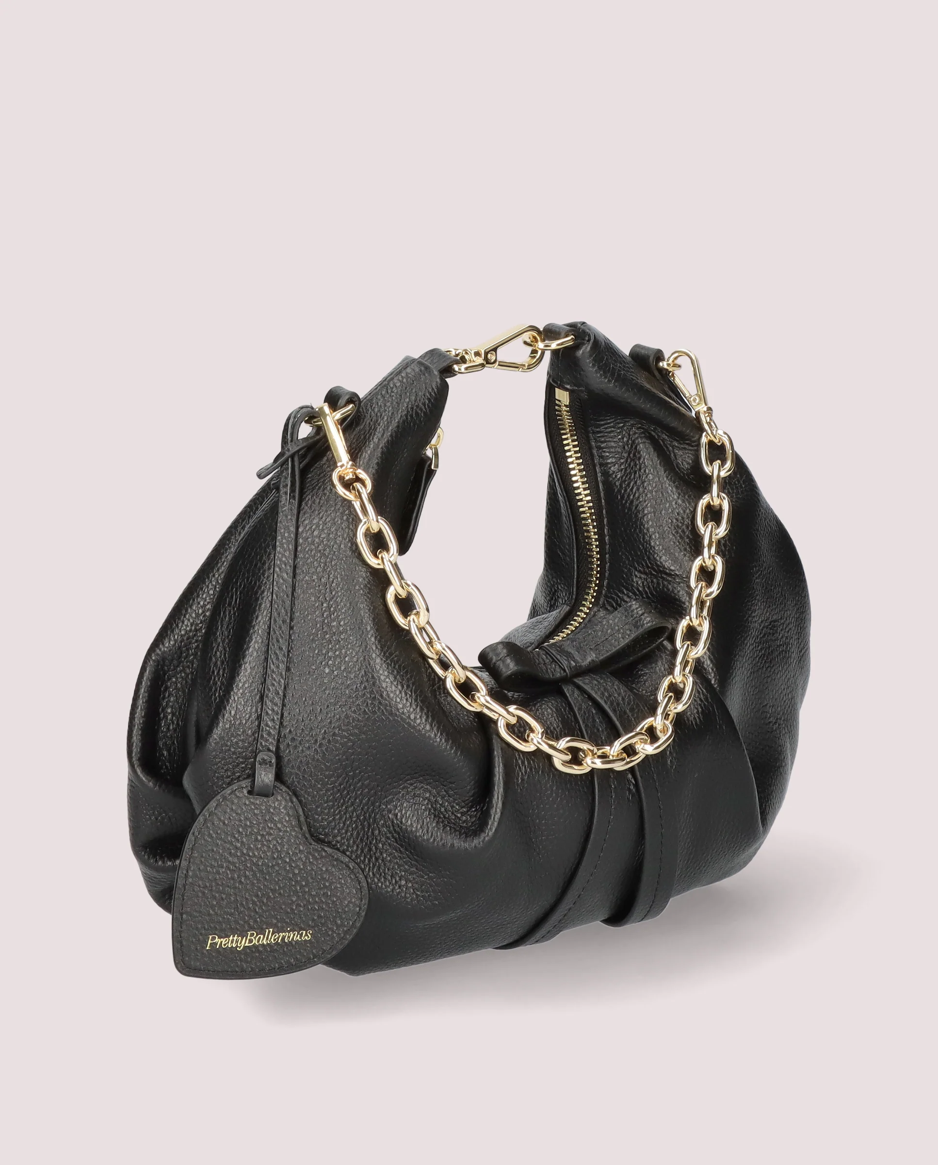 Bolso Ballerina en piel negra - Image 2
