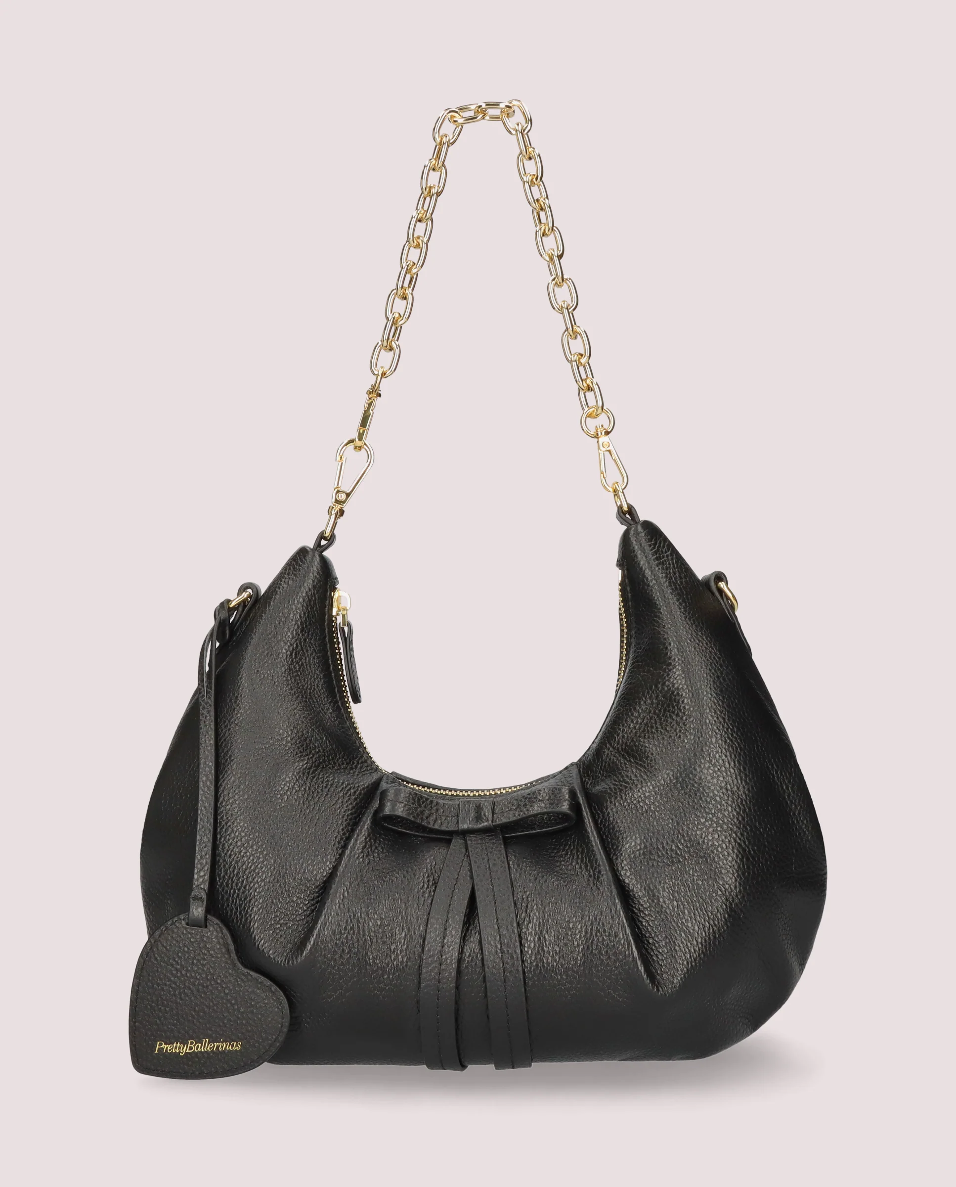 Bolso Ballerina en piel negra - Image 3