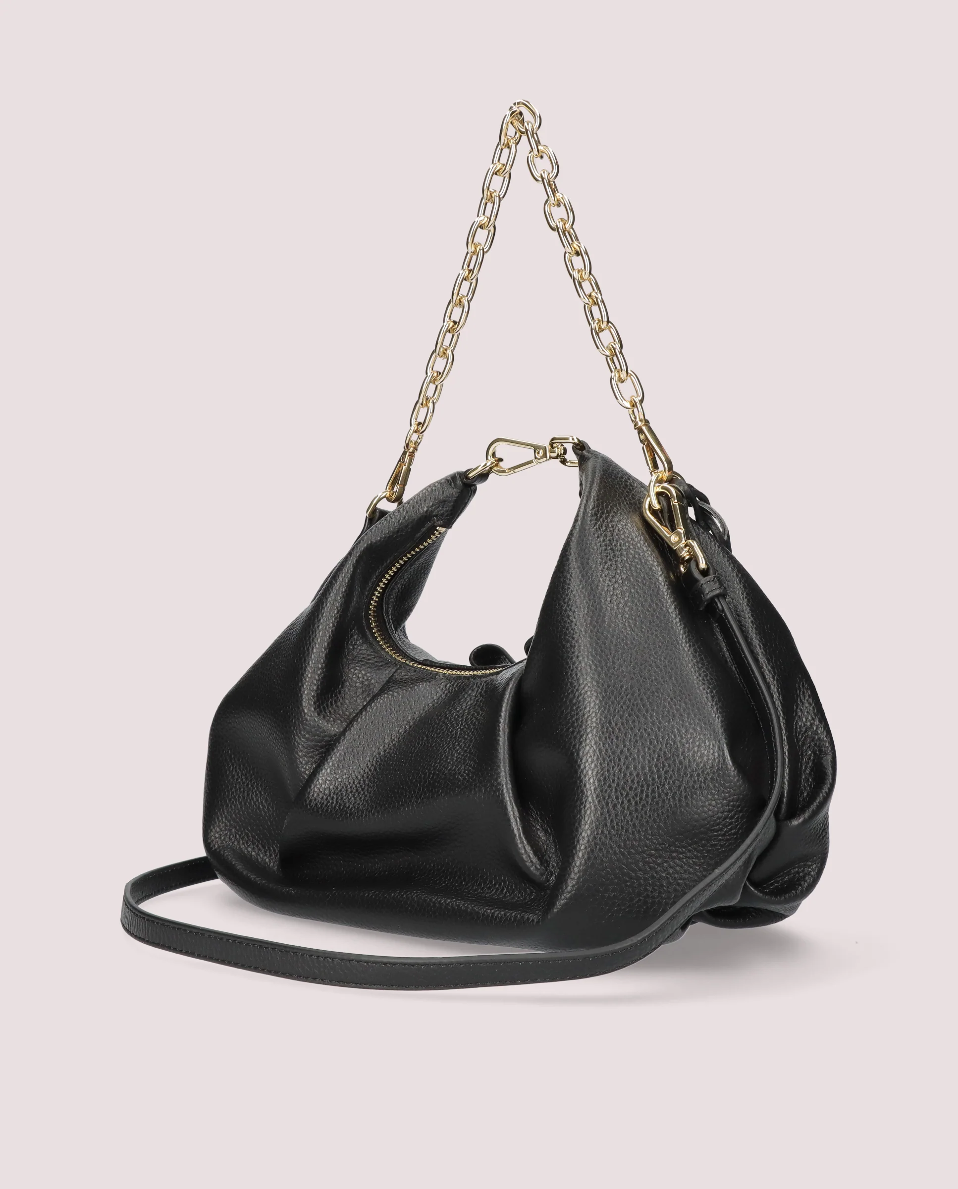 Bolso Ballerina en piel negra - Image 4