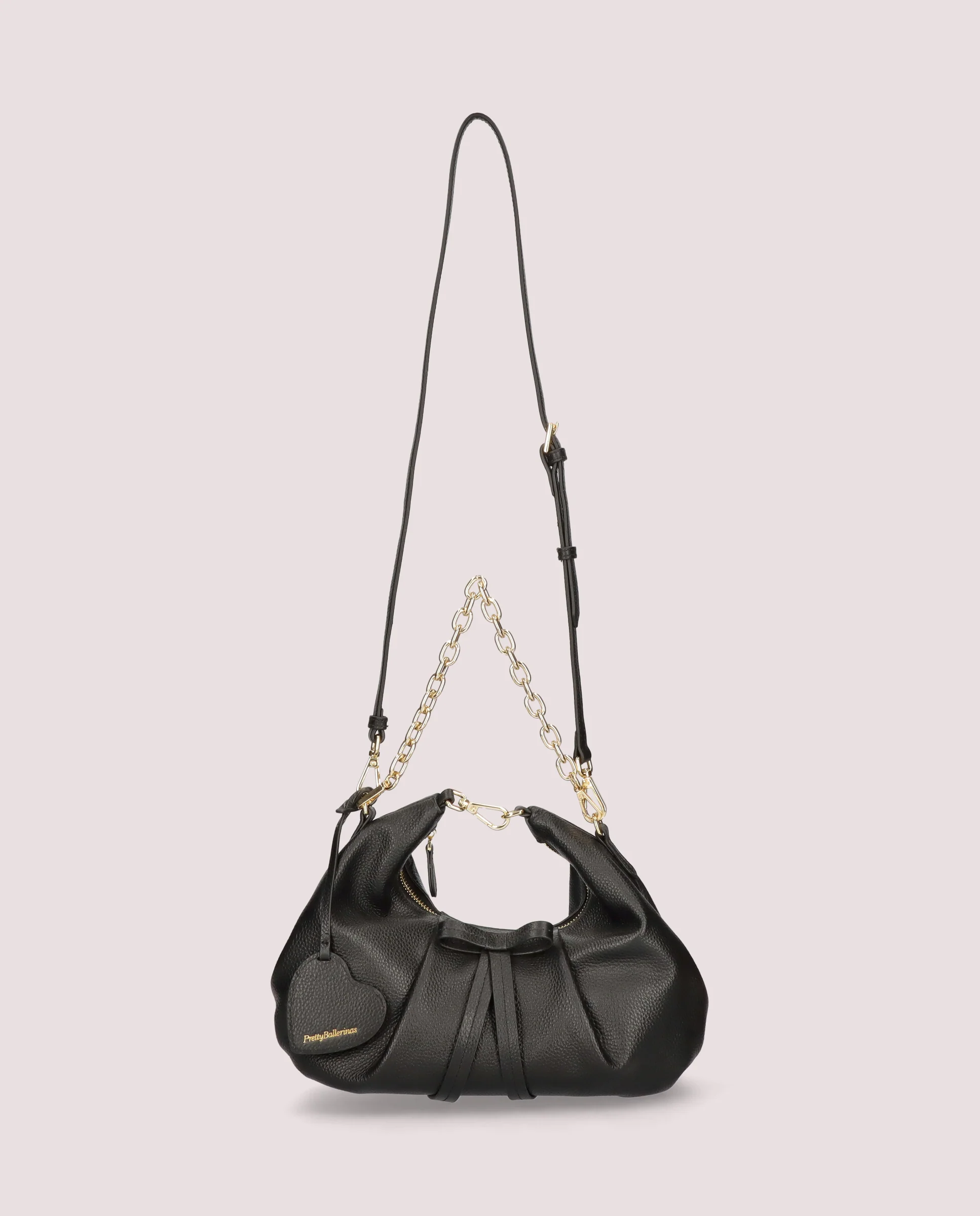 Bolso Ballerina en piel negra - Image 5