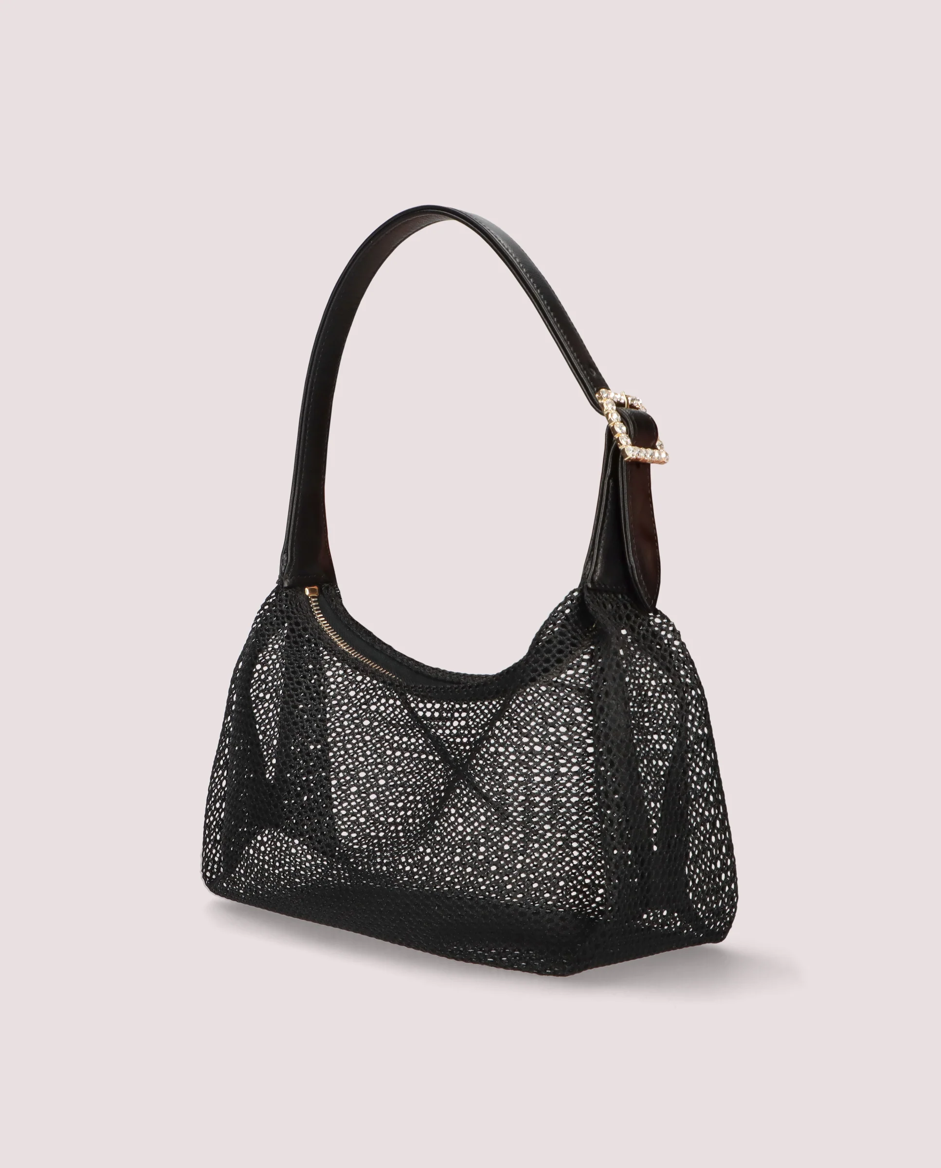 Bolso de fiesta en red y napa - Image 2