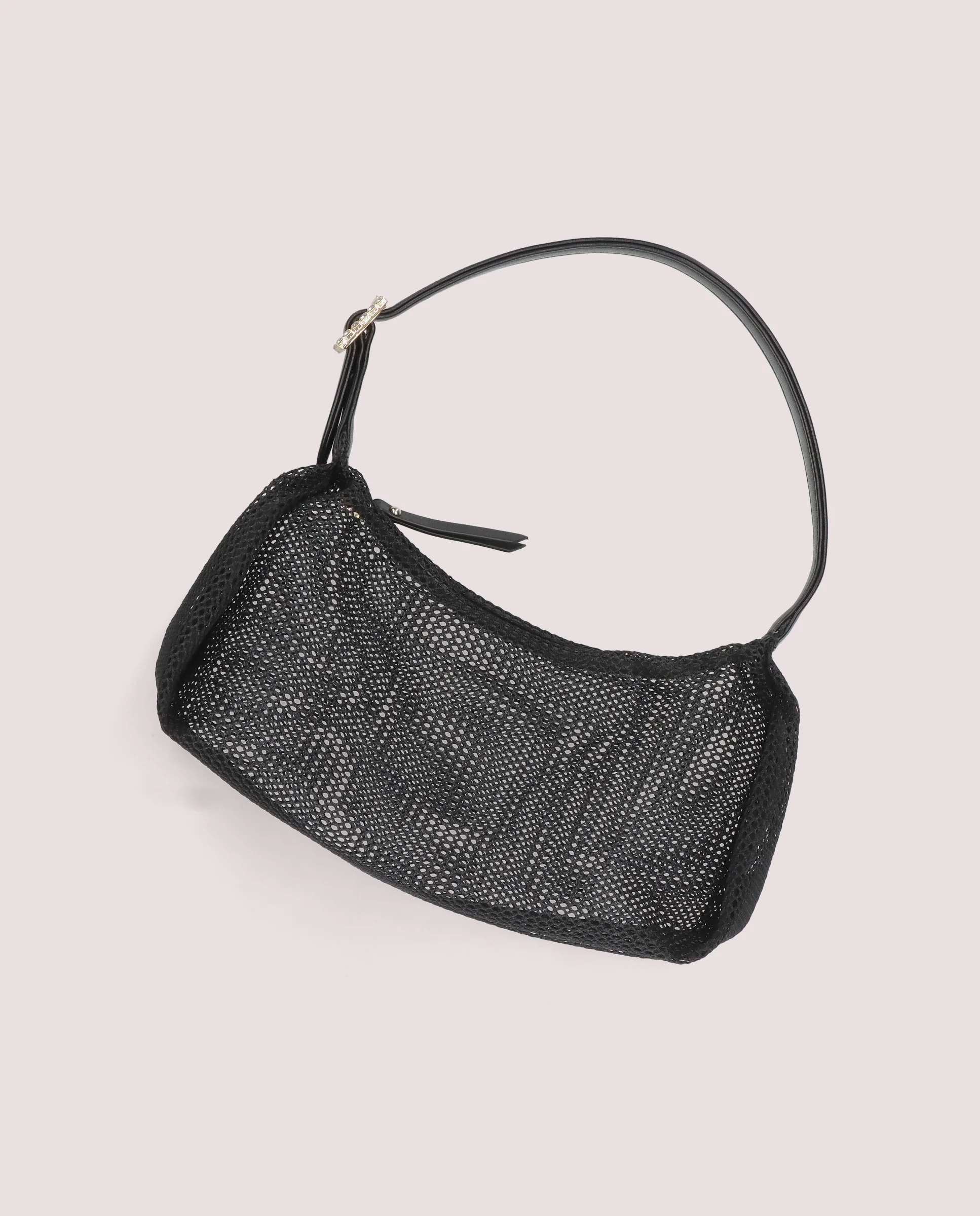 Bolso de fiesta en red y napa - Image 4