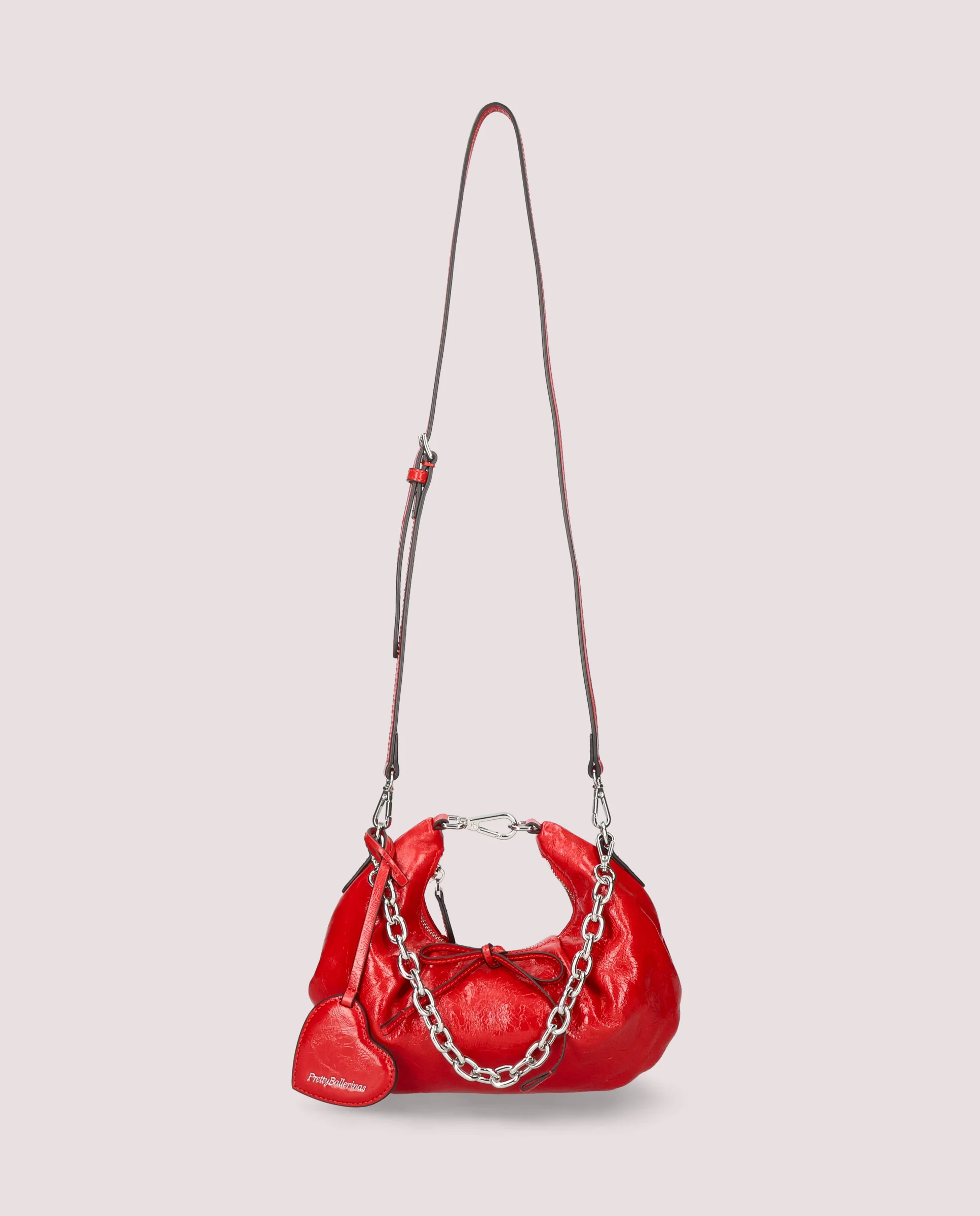 Bolso Mini Ballerina en charol rojo - Image 3