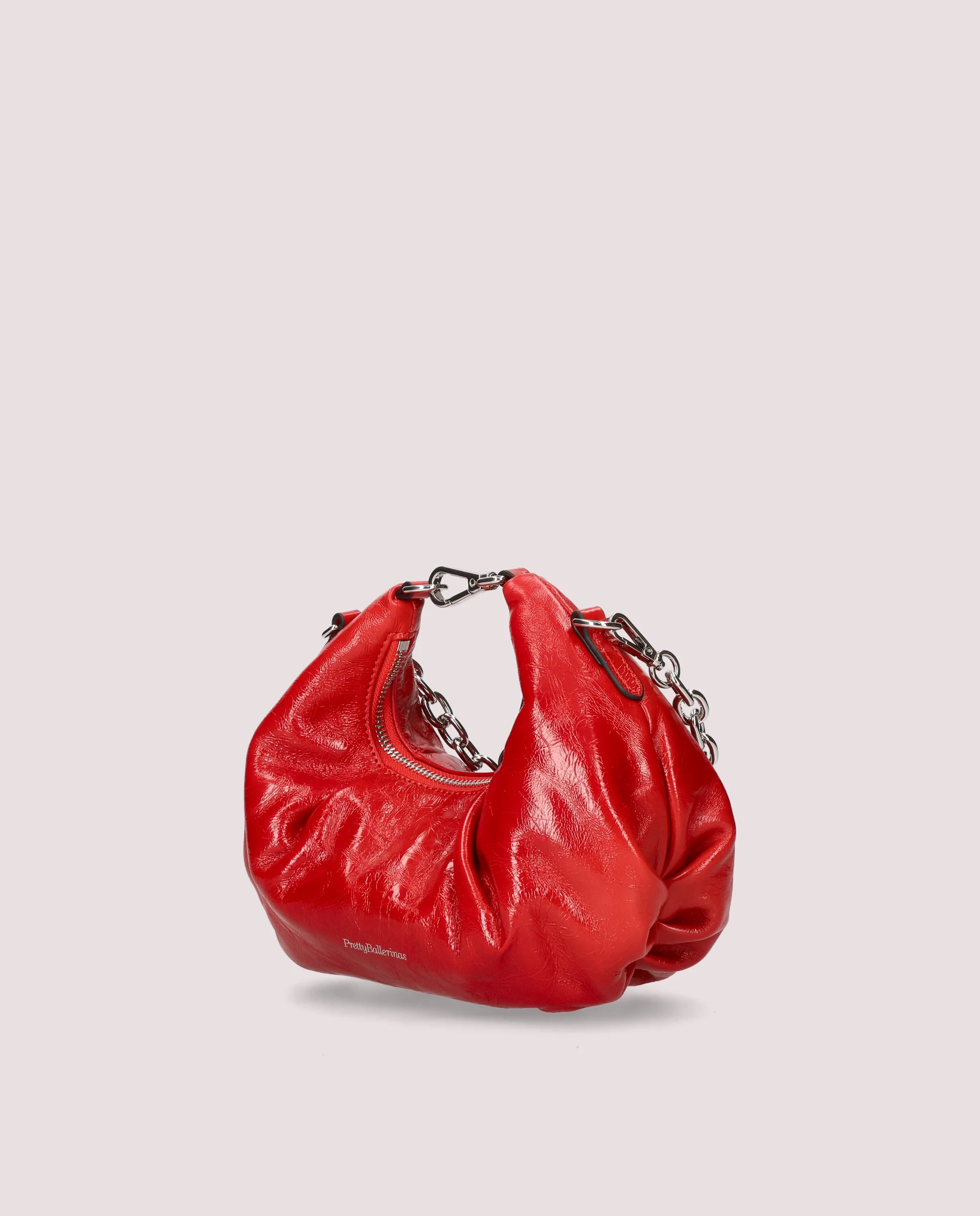 Bolso Mini Ballerina en charol rojo - Image 4