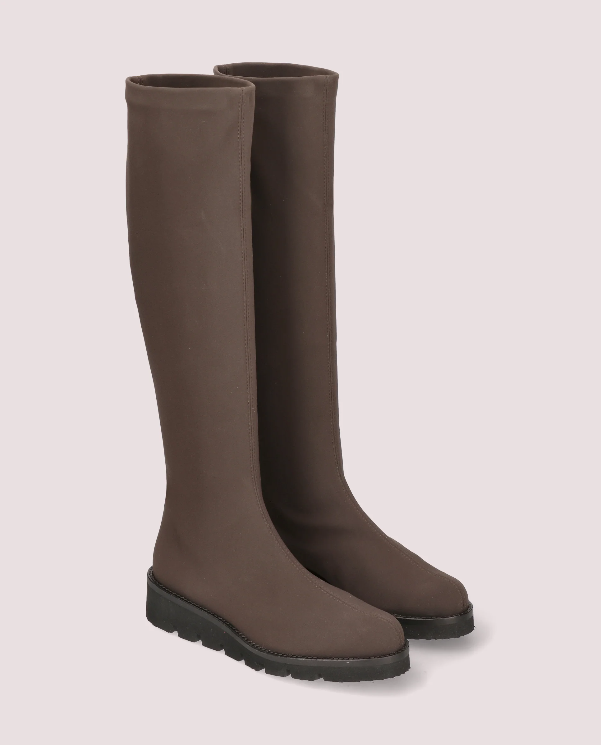 Botas Bette Marrones Tejidos