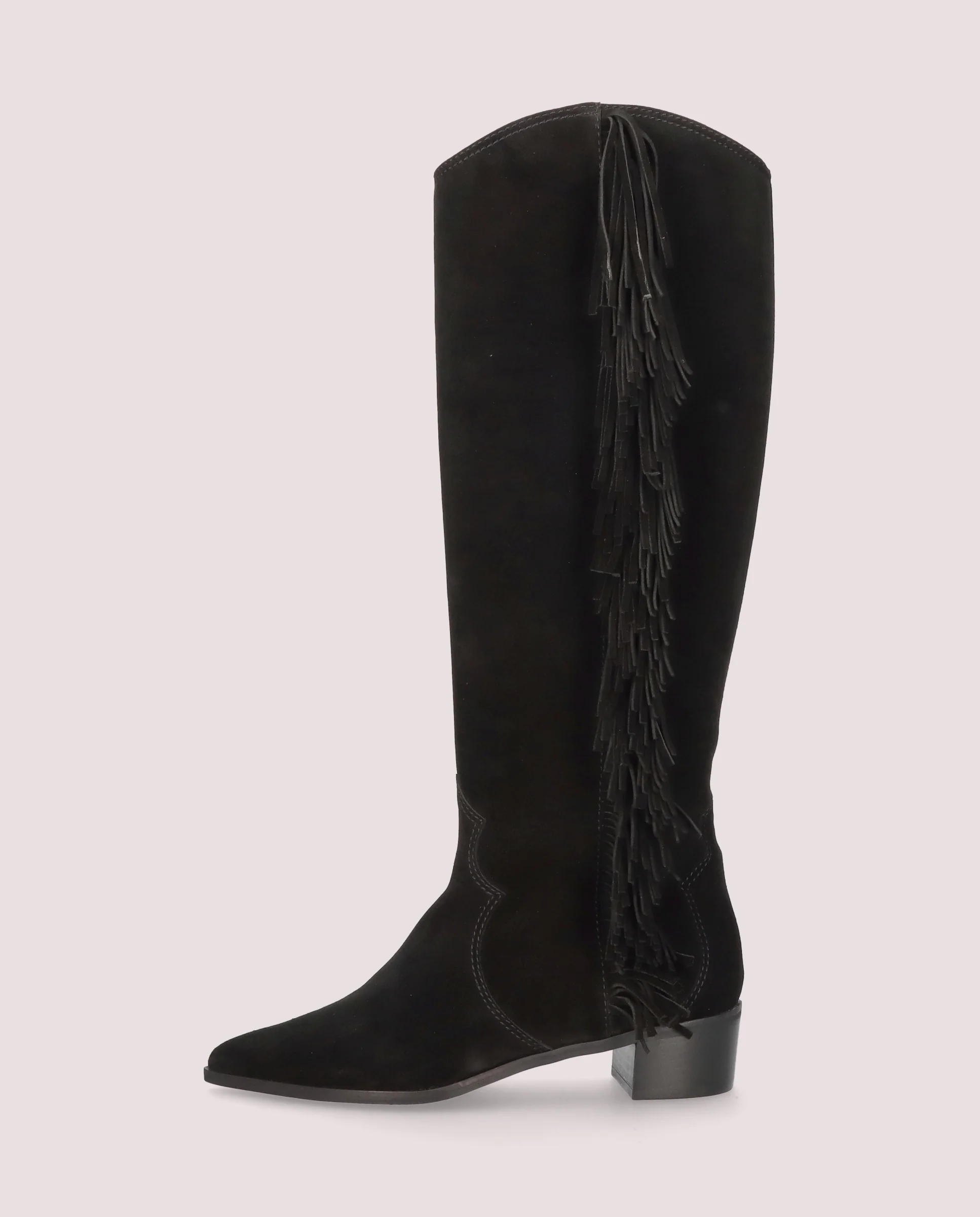 Botas Kendall Negros Ante - Image 3