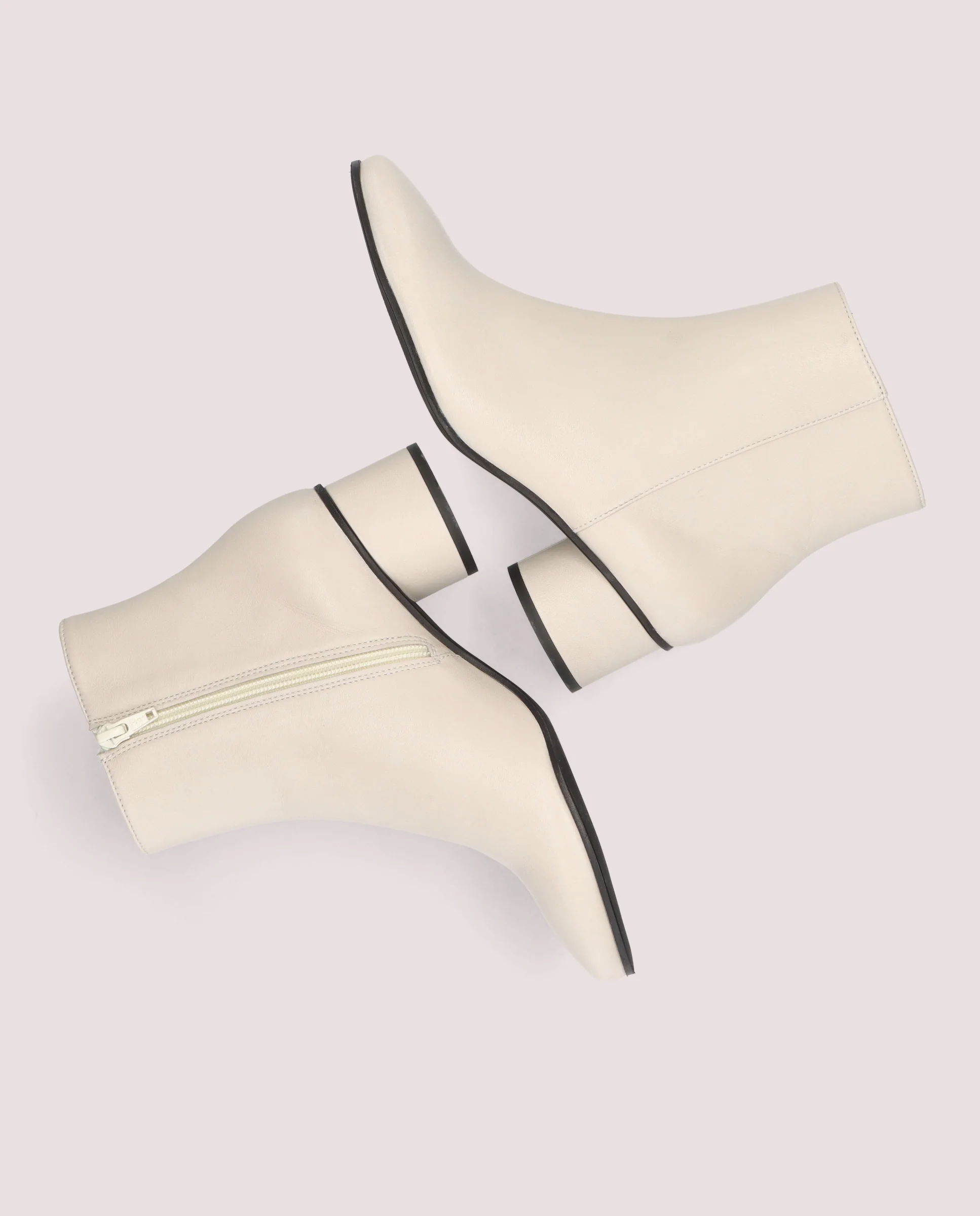 Botines Jendayi Blancos Piel - Image 4