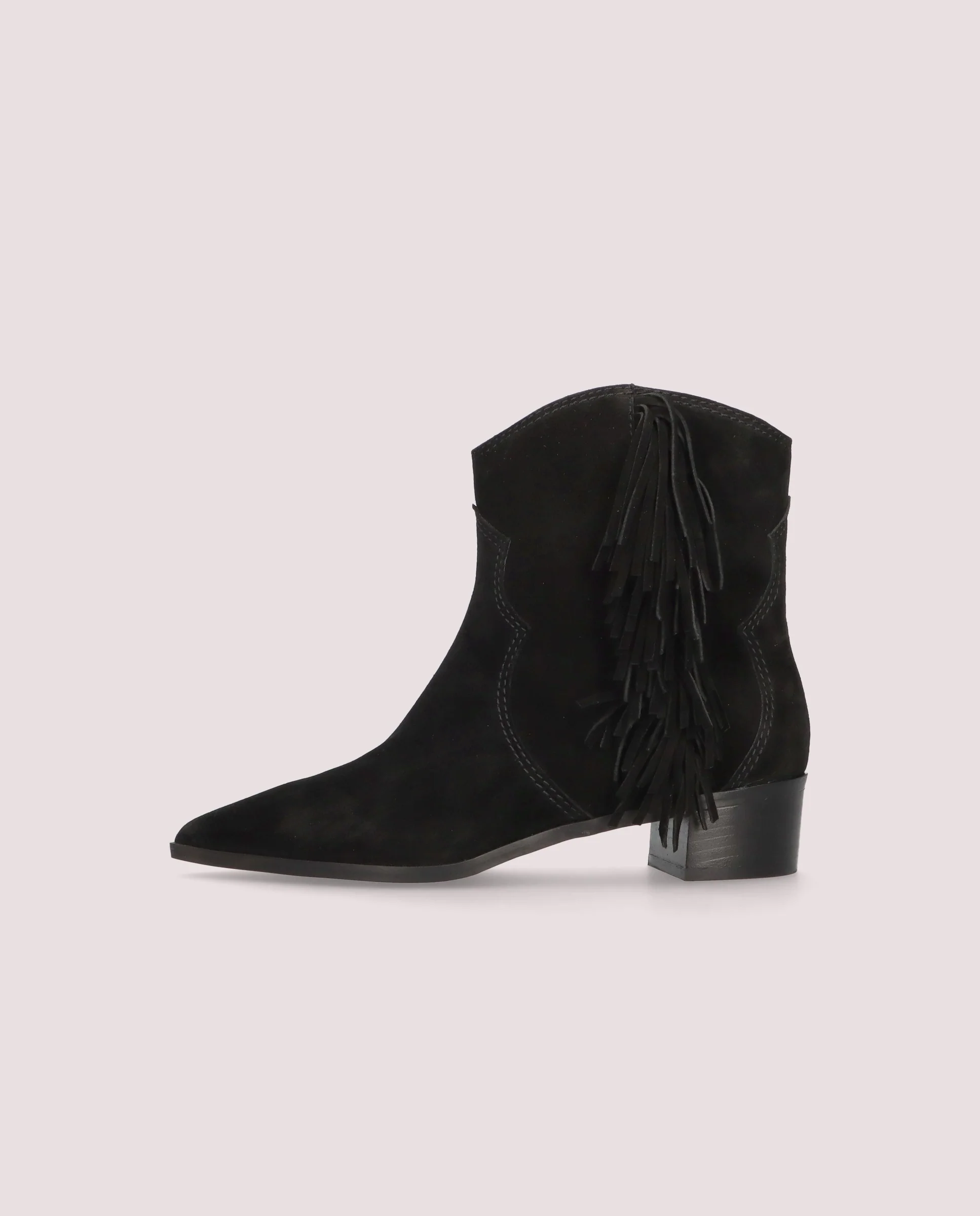 Botines Kendall Negros Ante - Image 3