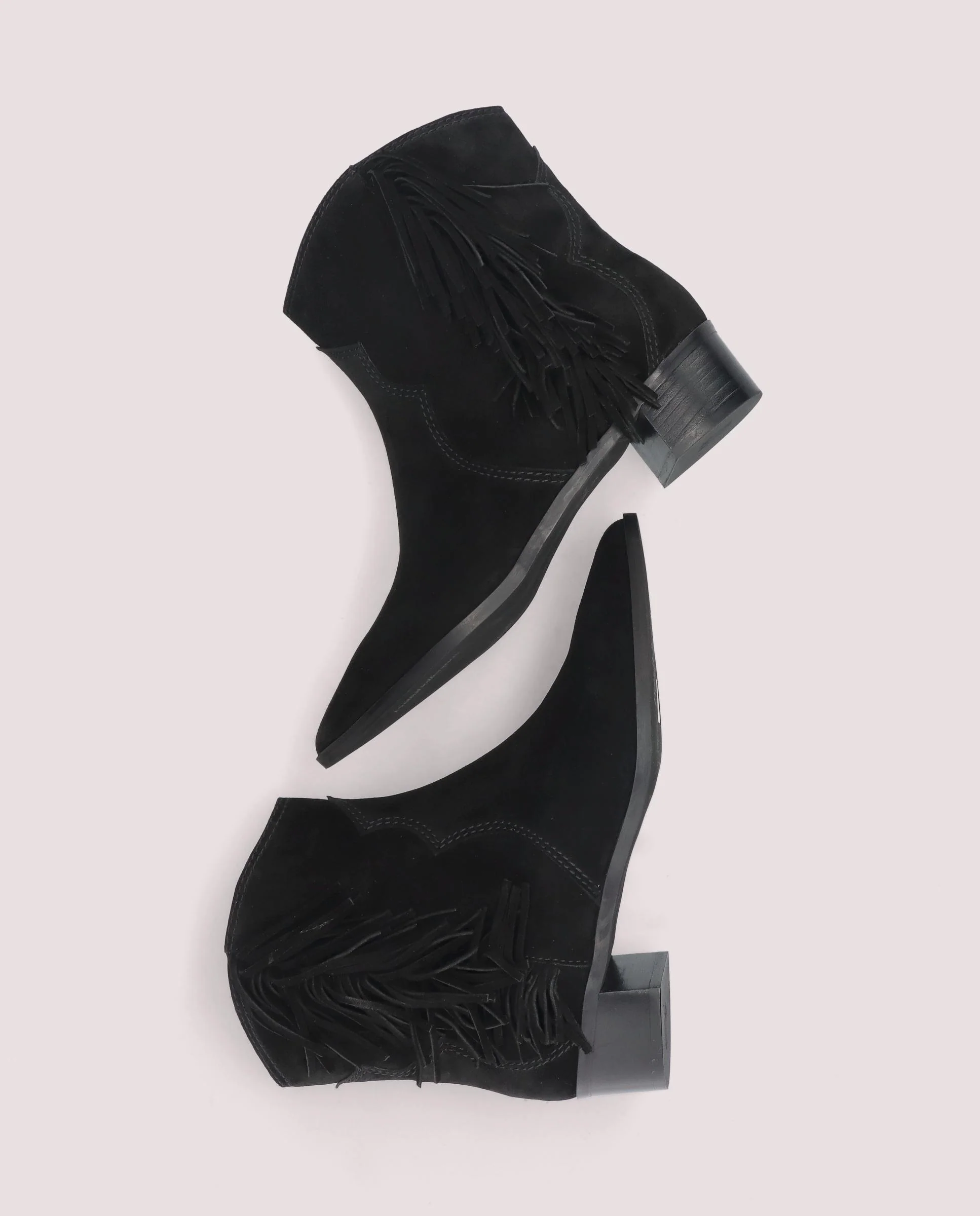 Botines Kendall Negros Ante - Image 4