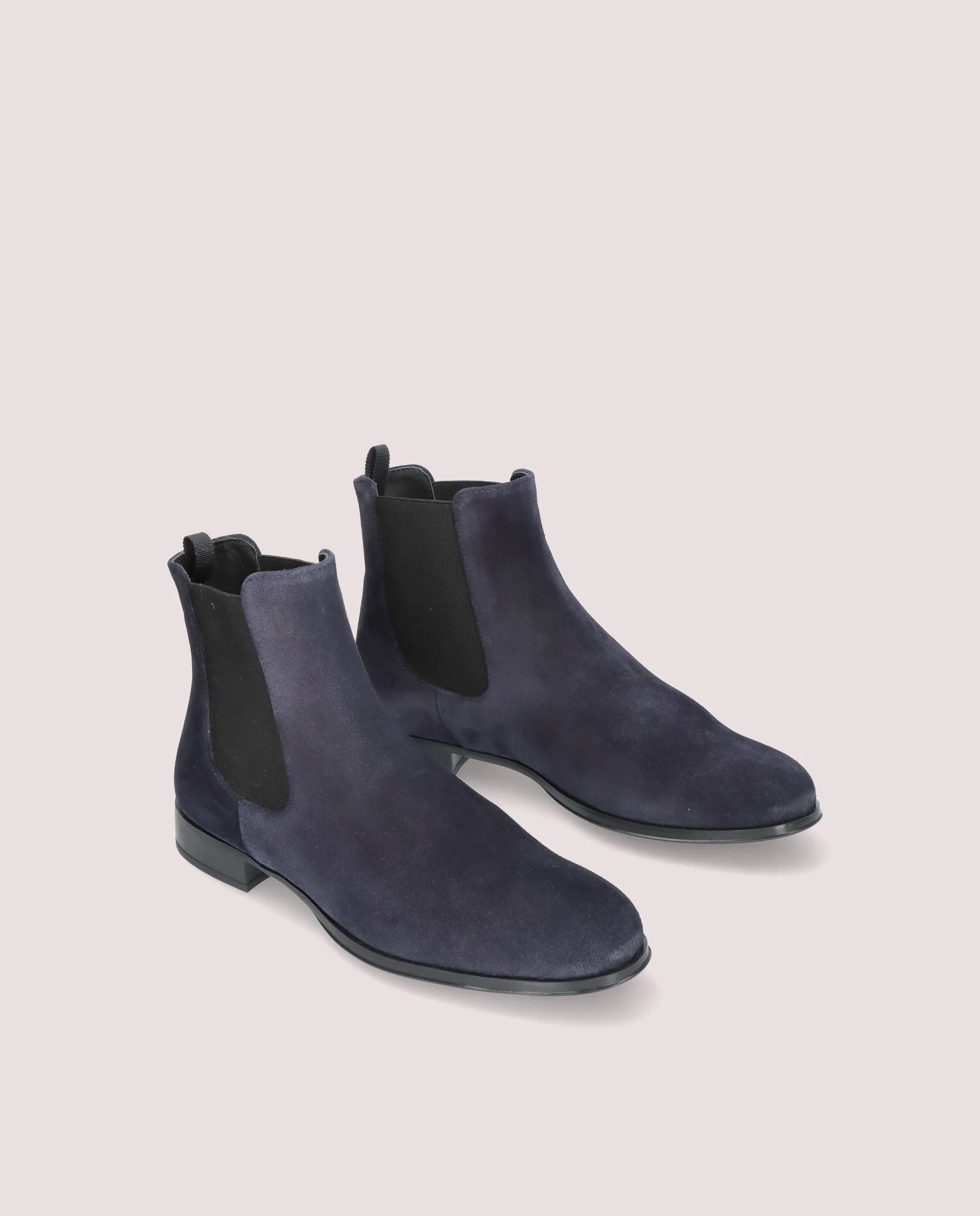 Botines Pat en ante azul marino