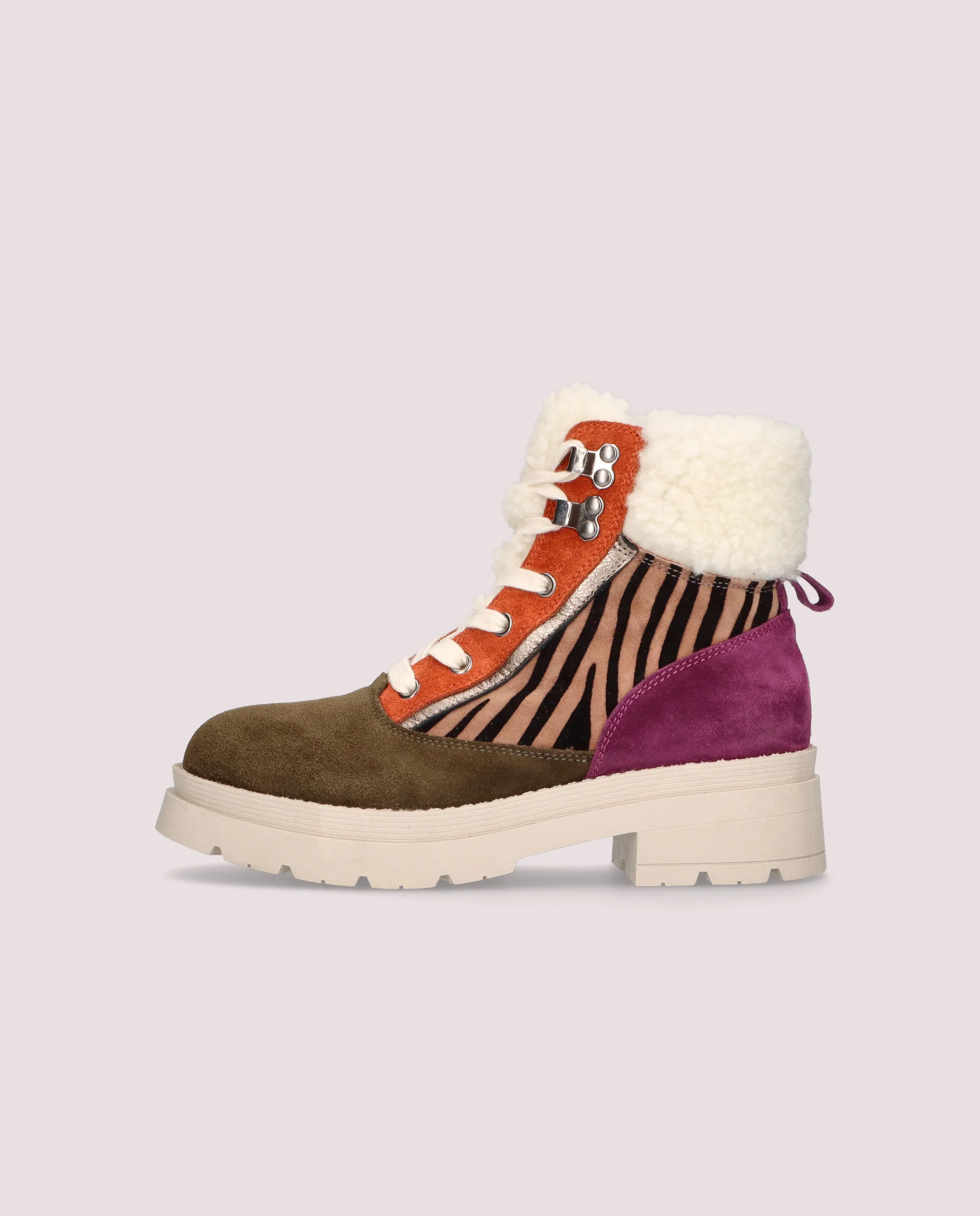 Botines Ramia Multicolores Ante - Image 3