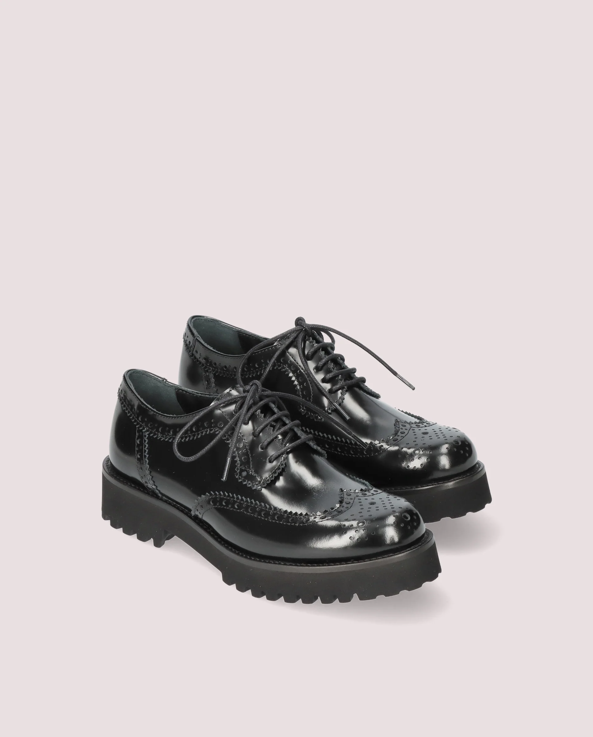 Loafers Ashley Negros Piel