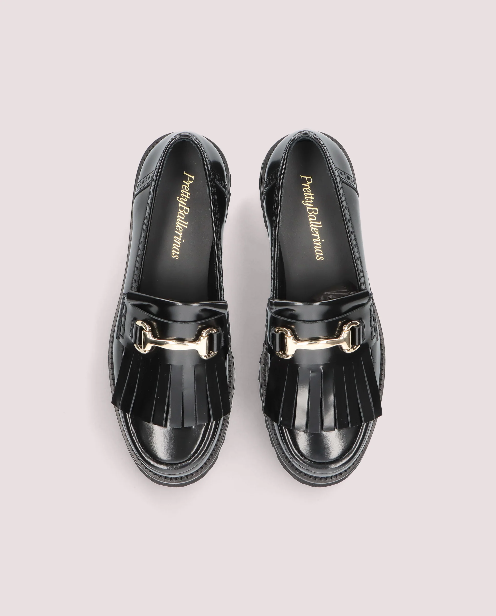 Loafers Ashley Negros Piel - Image 2