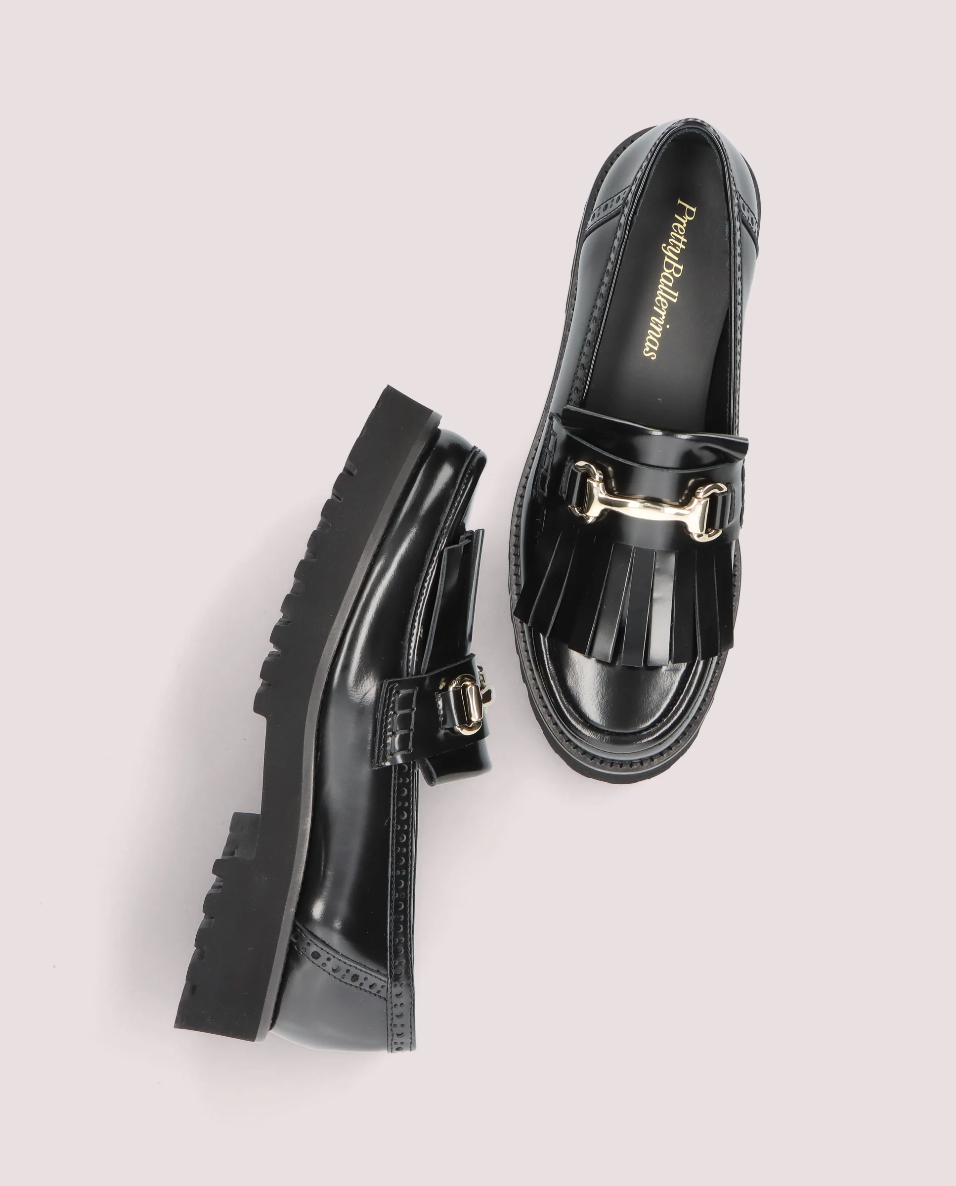Loafers Ashley Negros Piel - Image 4