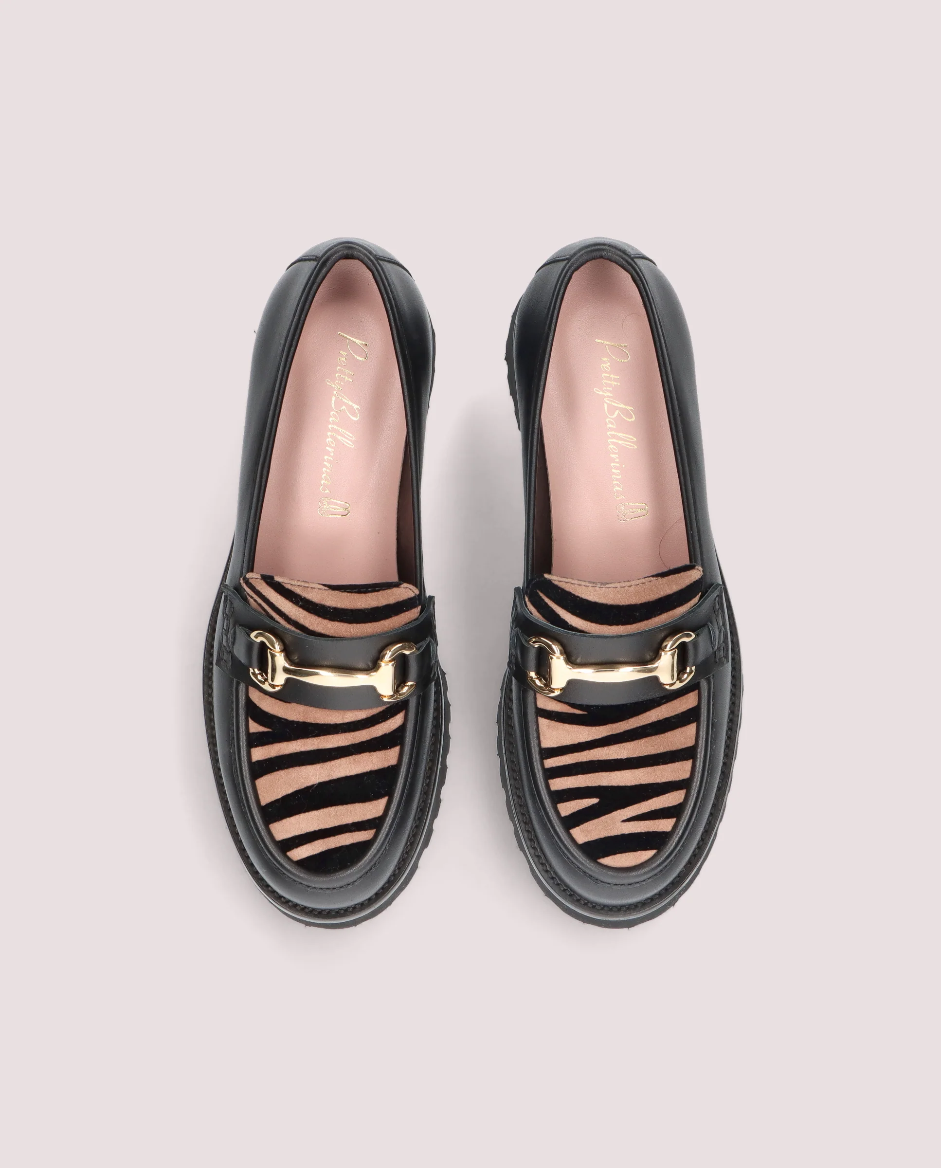 Loafers Ashley Negros Piel - Image 2