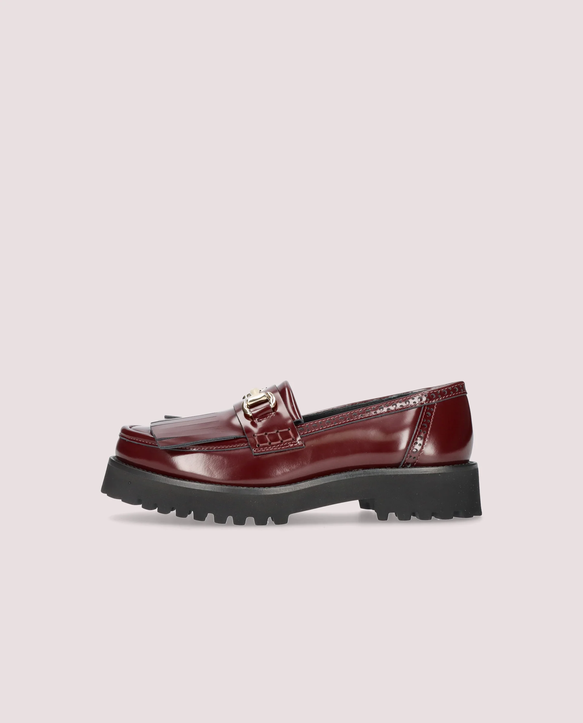 Loafers Ashley Rojos Piel - Image 3