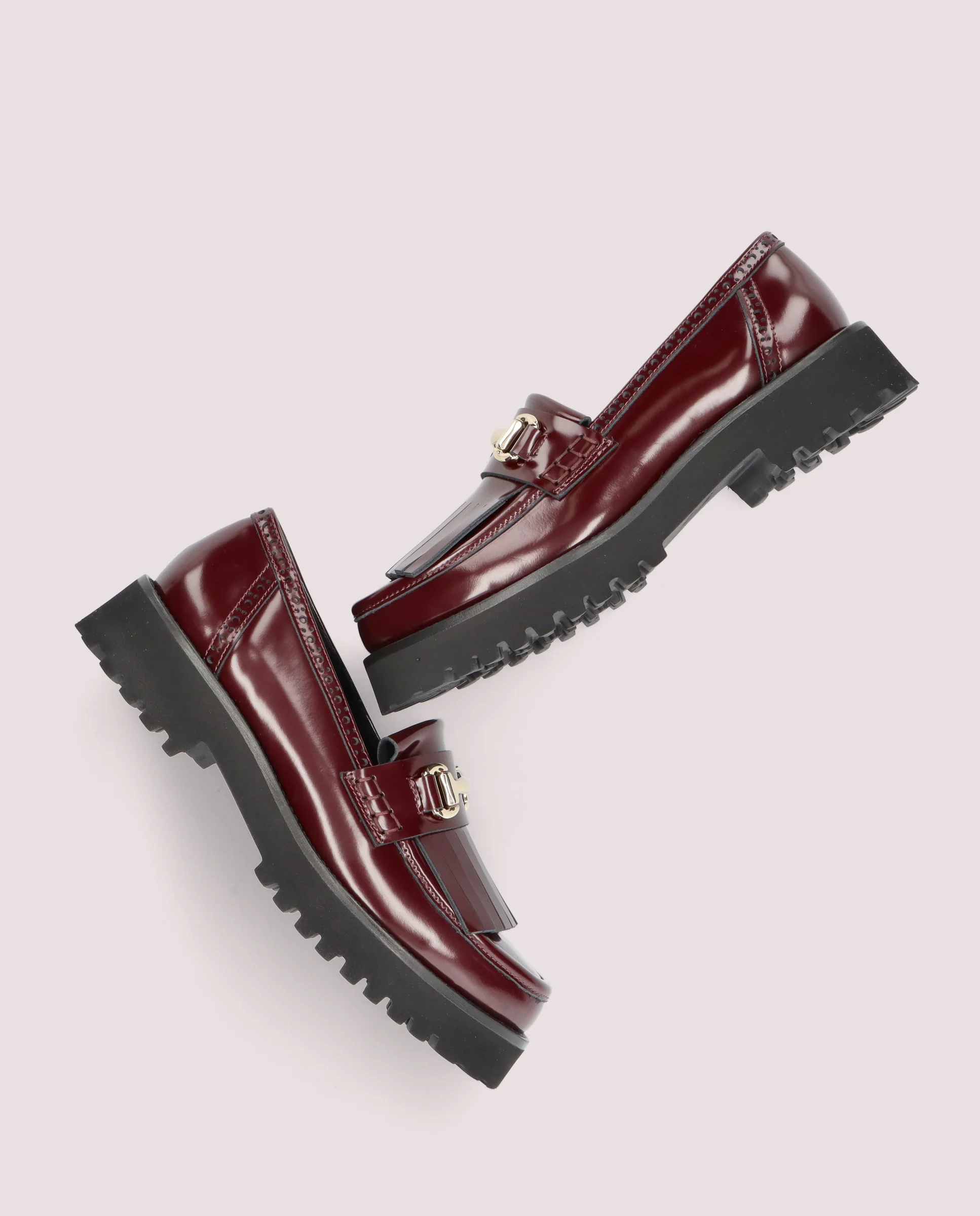 Loafers Ashley Rojos Piel - Image 4