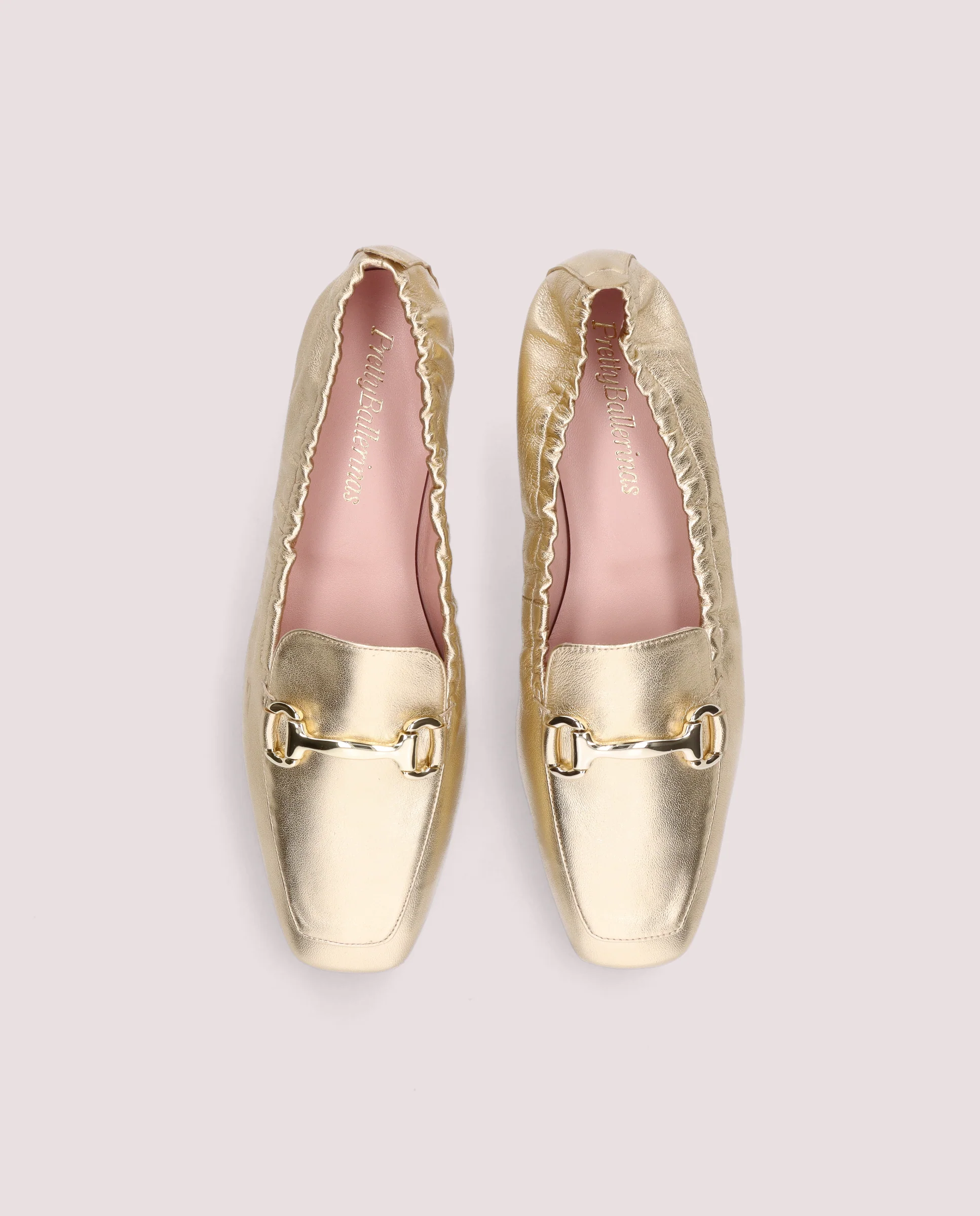 Loafers Camille Dorados Pieles metalizadas - Image 2