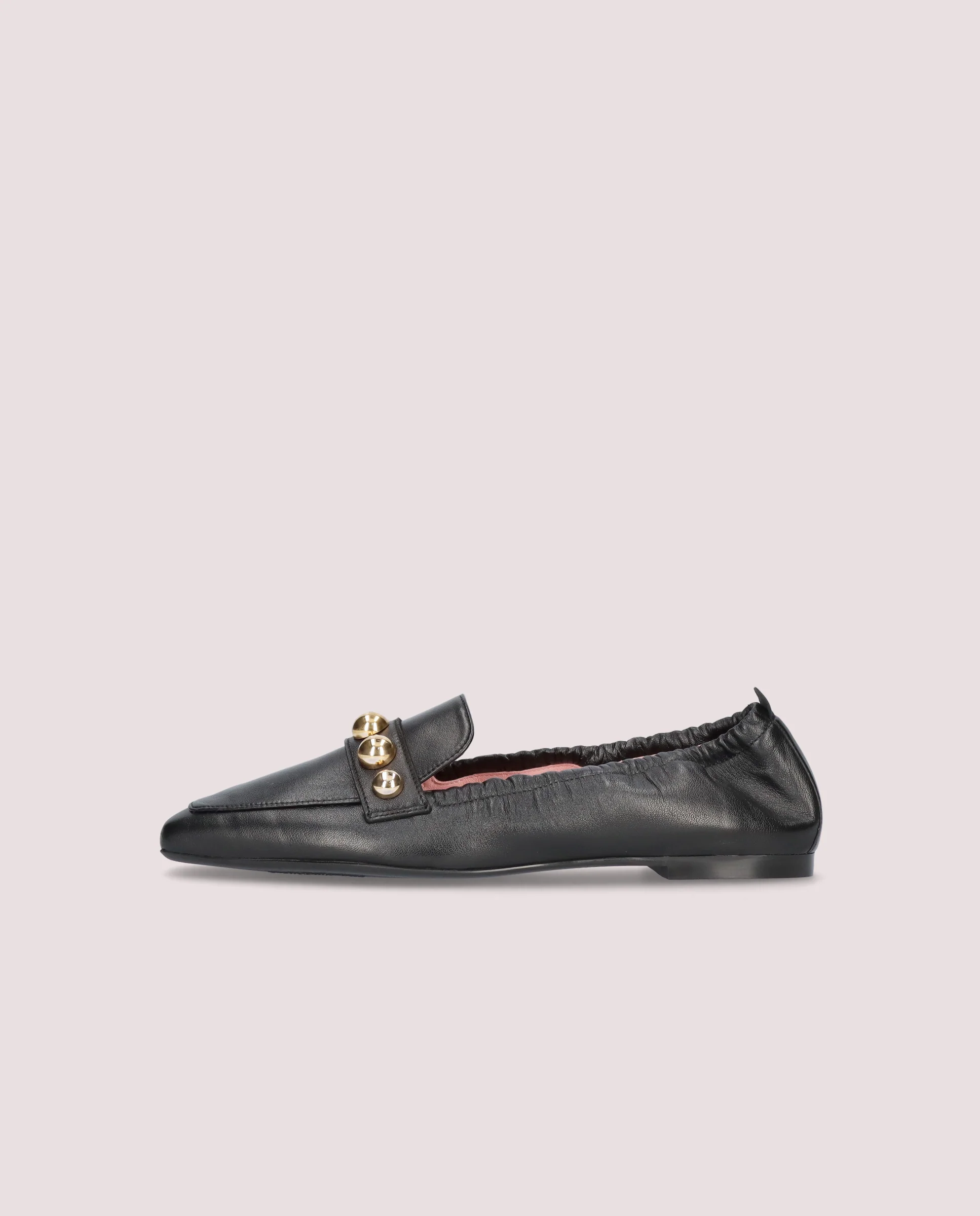 Loafers Camille Negros Piel - Image 3