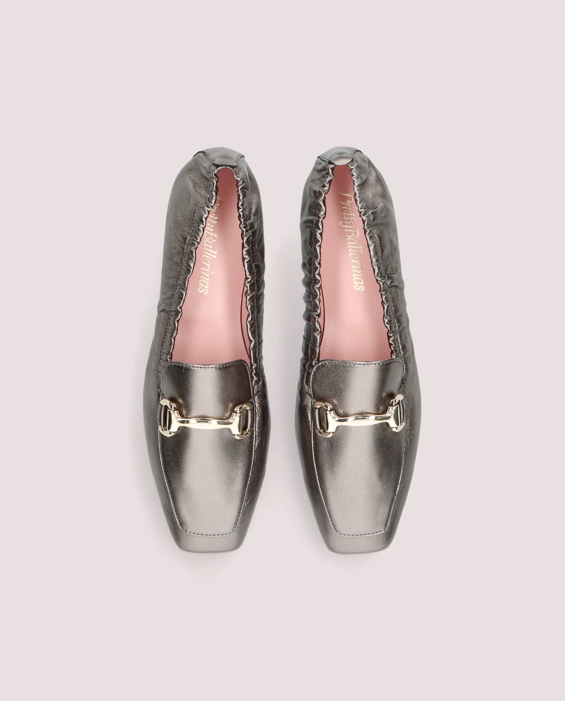 Loafers Camille Plateados Pieles metalizadas - Image 2