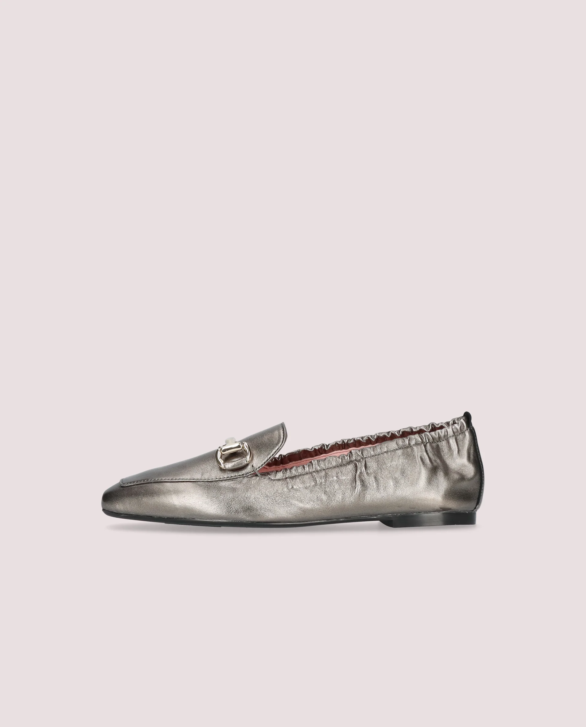 Loafers Camille Plateados Pieles metalizadas - Image 3