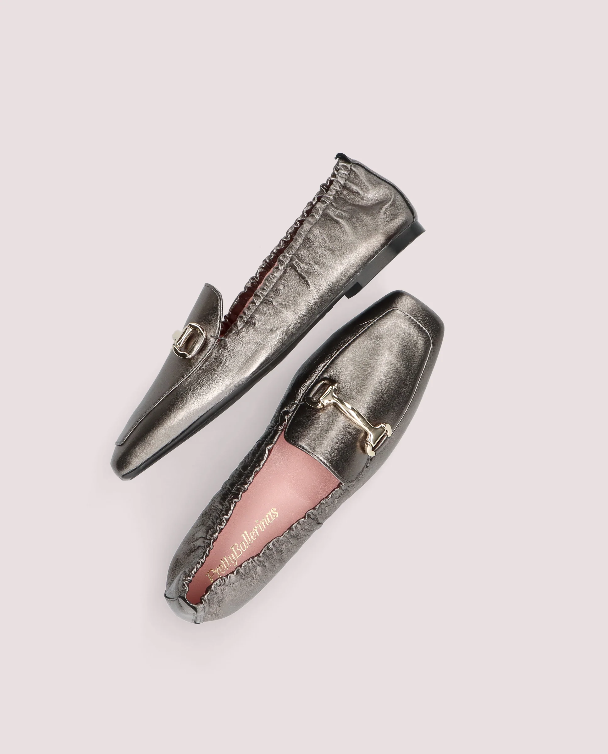 Loafers Camille Plateados Pieles metalizadas - Image 4